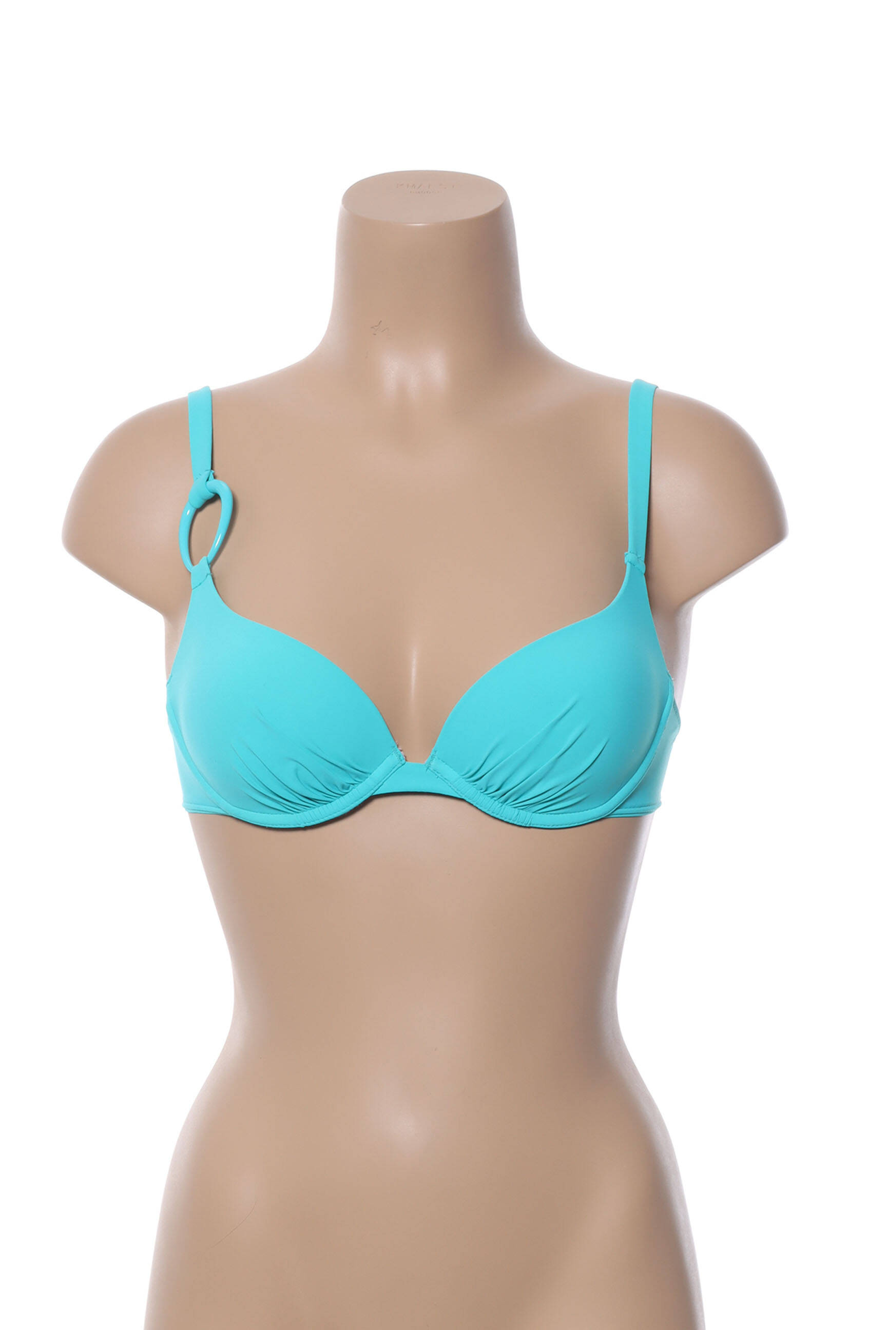 Maudymosi viršūnė reguliuojamos elastinės petnešos push-up liemenėlė su aukštu palaikymu mėlyna SIMONE PERELE moteris