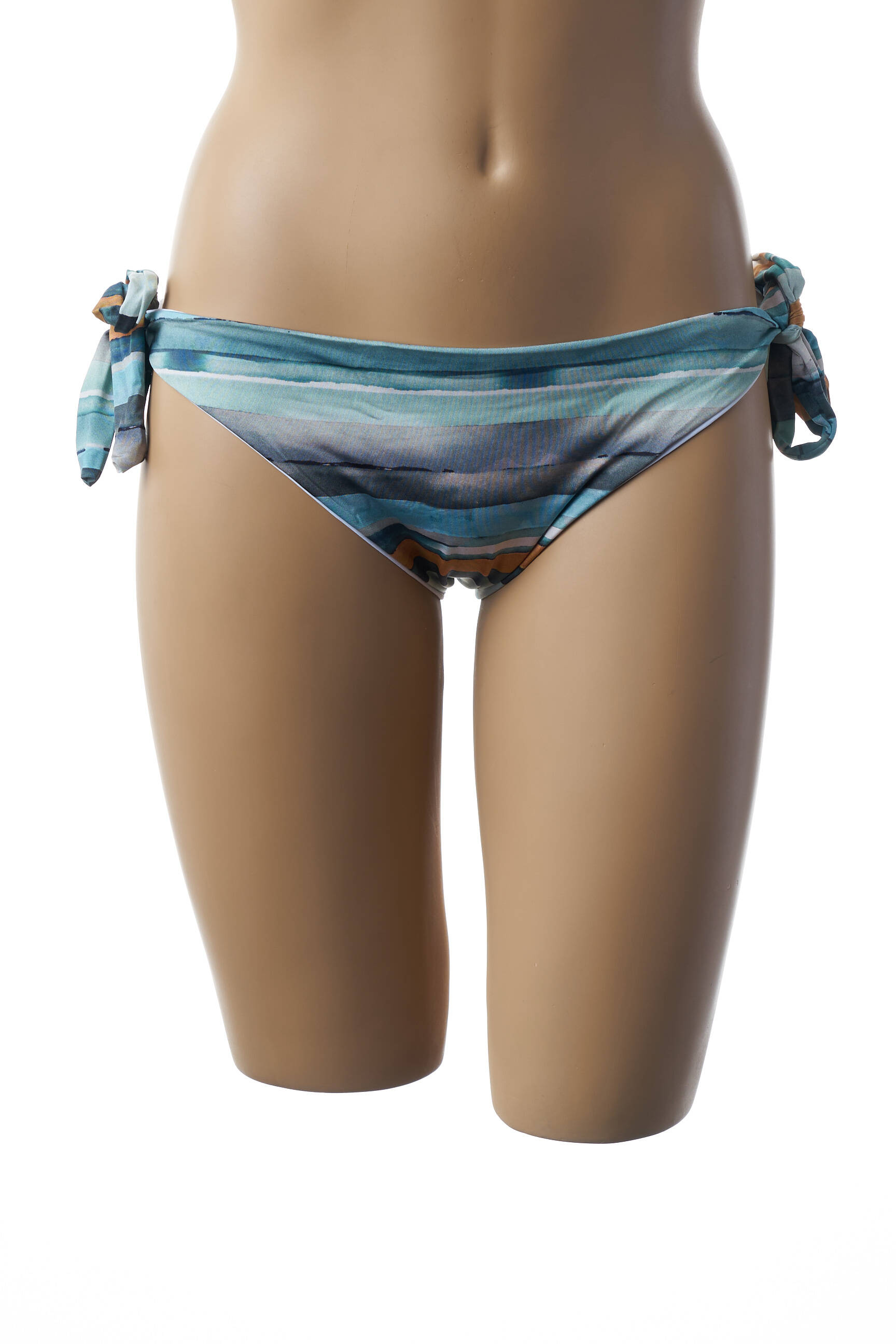 Maudymosi kelnaitės apverčiamas bikini mėlyna 100% BRASIL moteris
