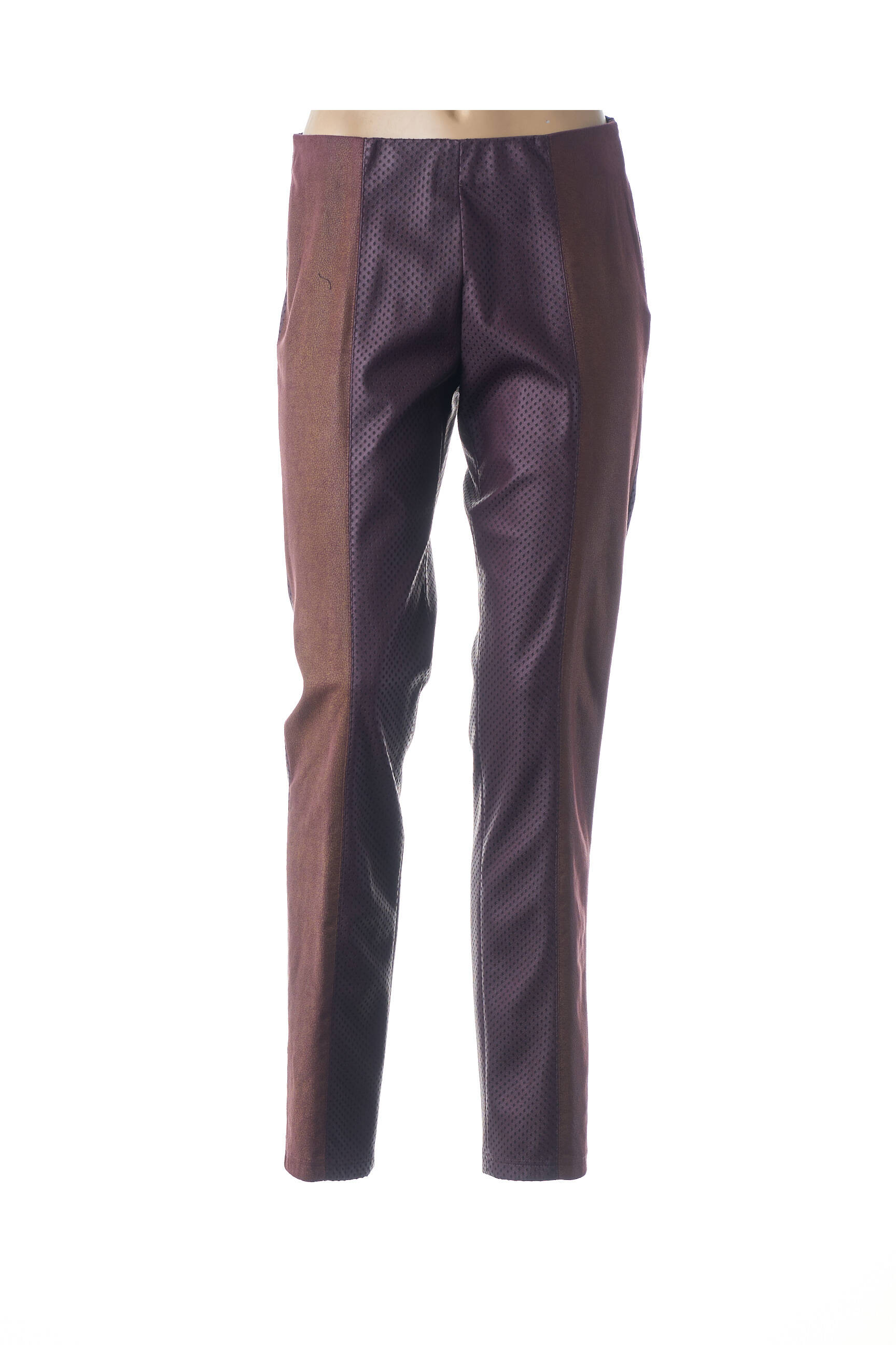 Pantalon aukšta talija aukšta talija rudas MERI & ESCA moteris