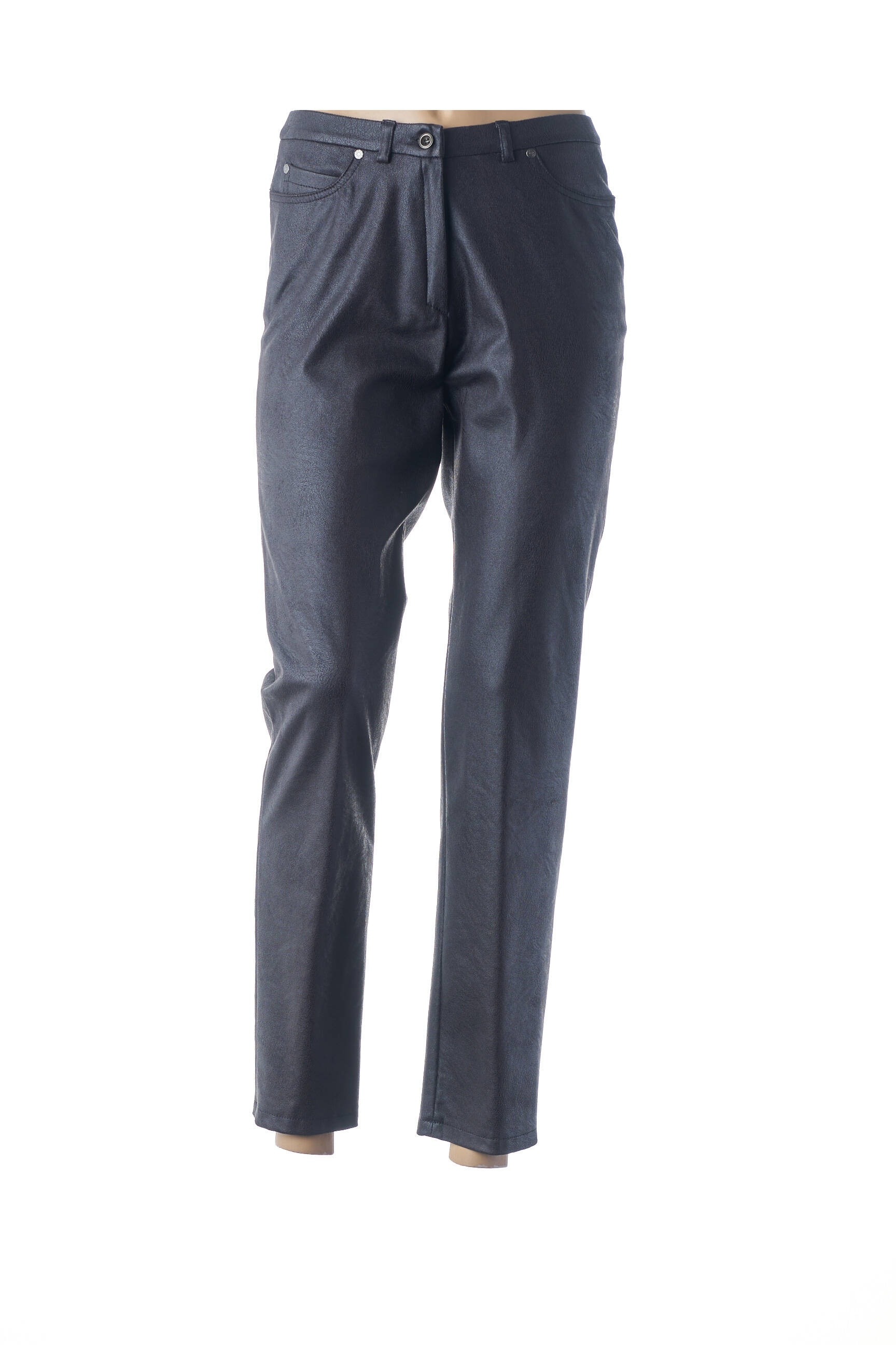 Pantalon aukšta talija aukšta talija juodas MERI & ESCA moteris
