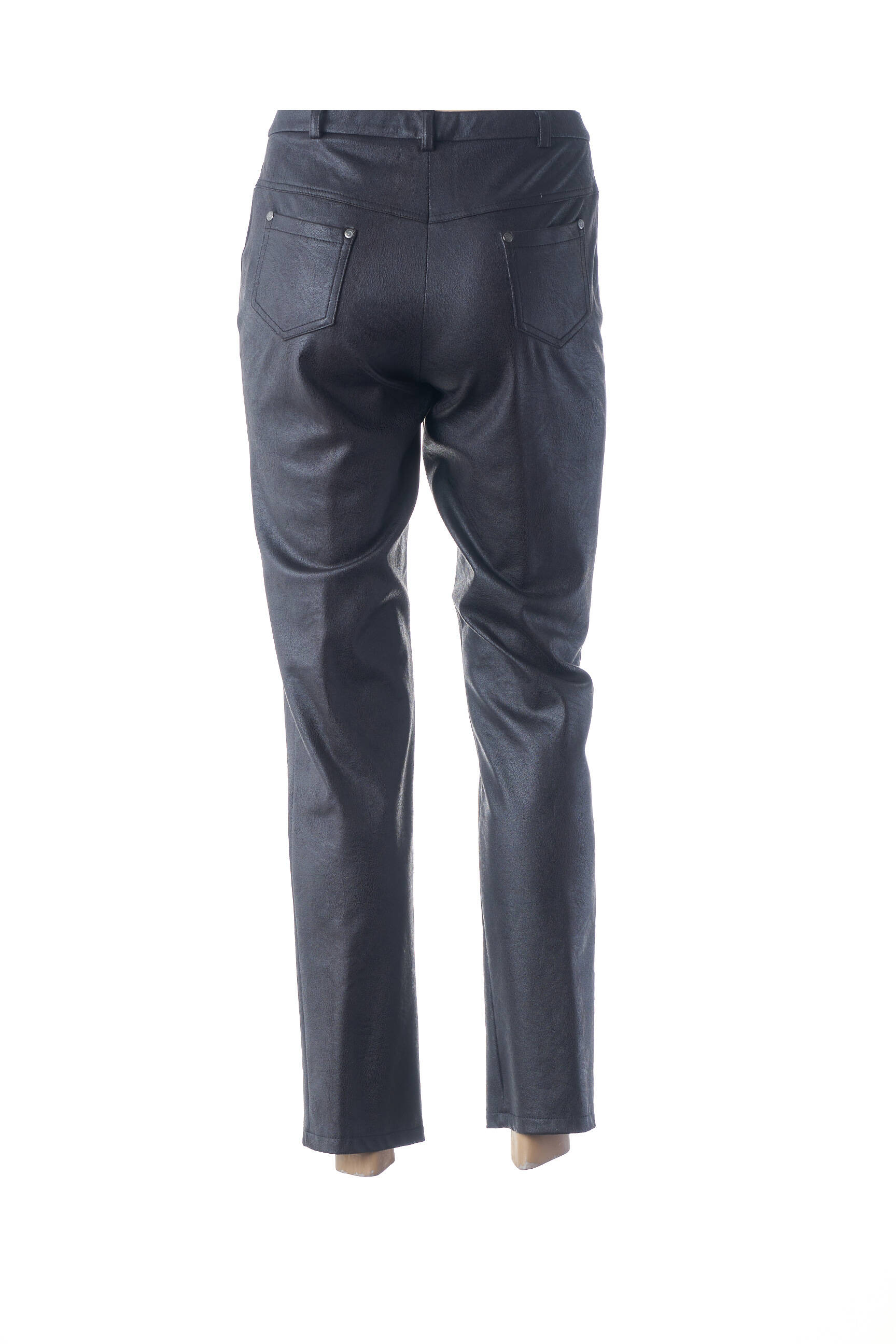 Pantalon aukšta talija aukšta talija juodas MERI & ESCA moteris