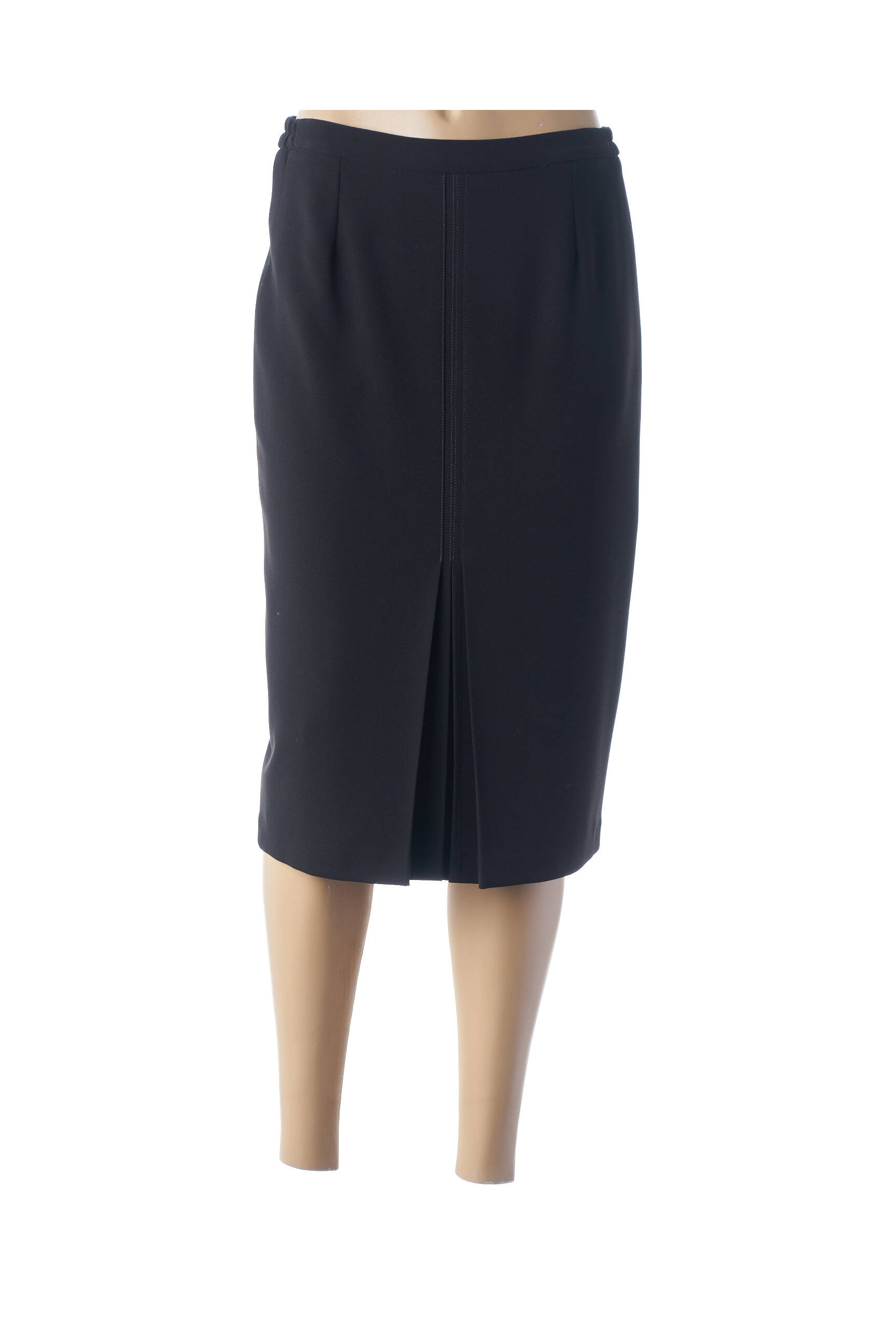 Pusilgis sijonas tiesi kirpimas juodas GUY DUBOUIS moteris