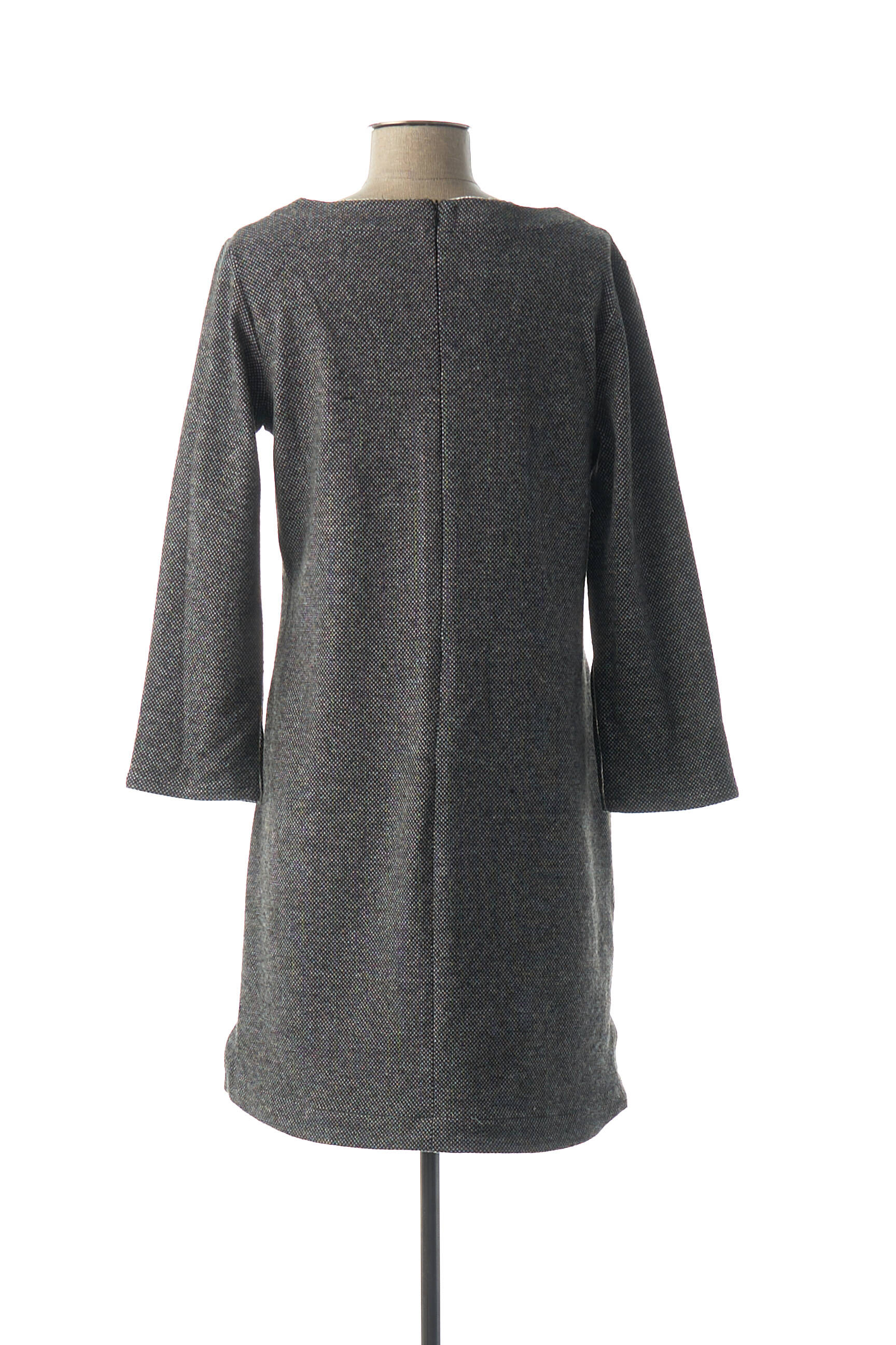 Pusilgių suknelė 3/4 rankovės 3/4 rankovės juodas DENIM &DRESS moteris