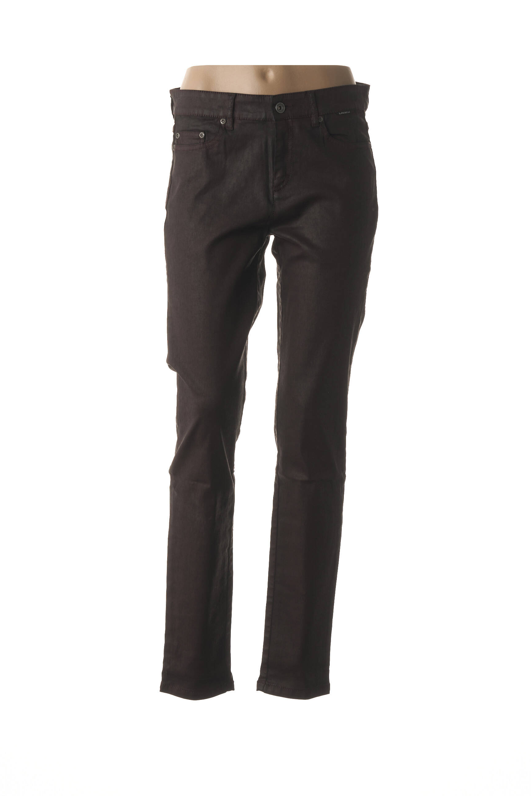 Pantalon uždarymas su užtrauktuku po mygtuku uždengimu normala dydis raudona COUTURIST moteris