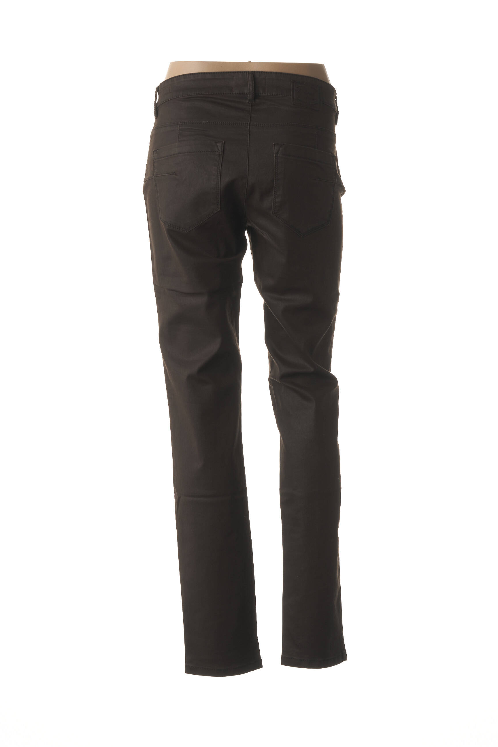 Pantalon uždarymas su užtrauktuku po mygtuku uždengimu normala dydis rudas COUTURIST moteris
