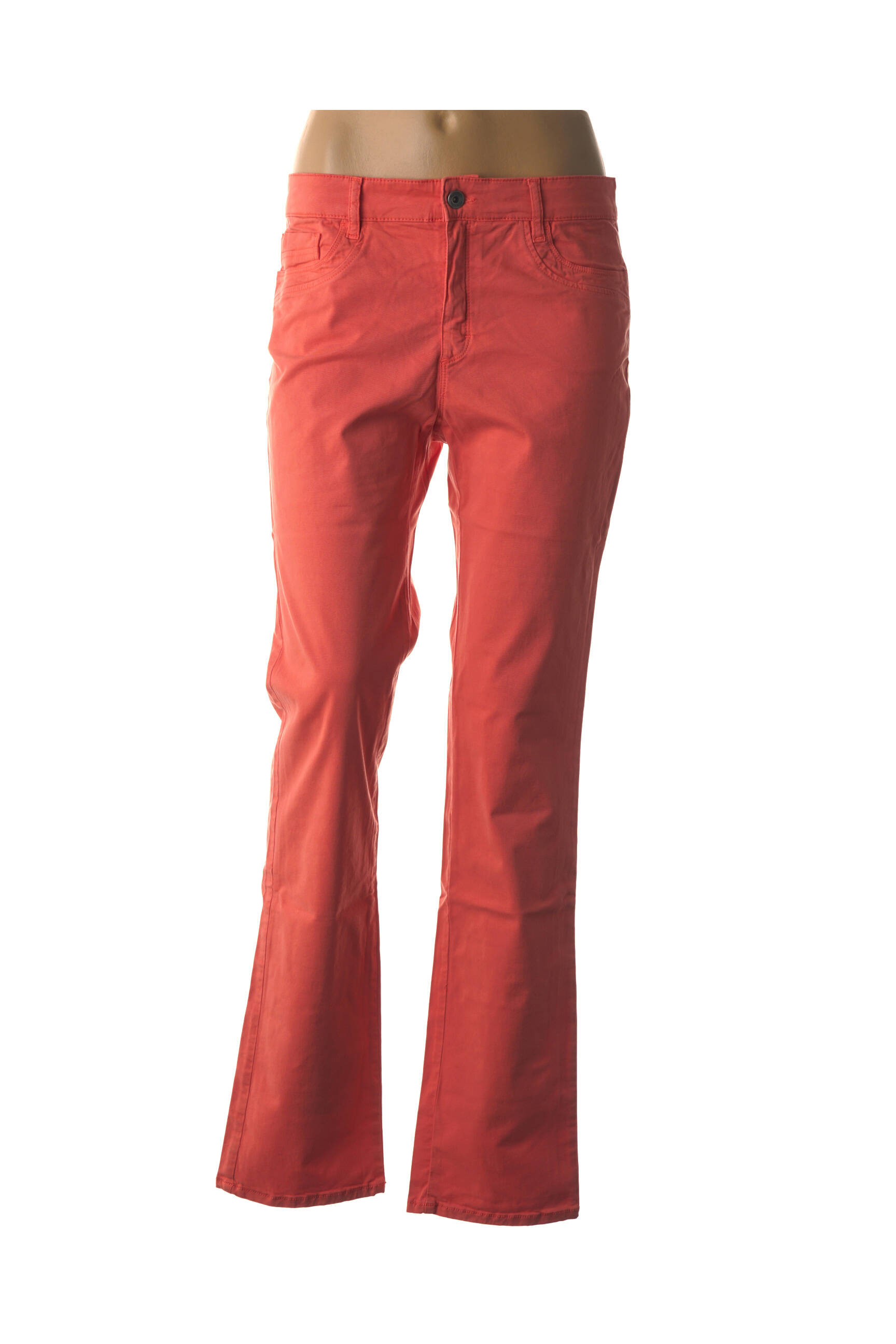 Pantalon aukšta talija aukšta talija oranžinė COUTURIST moteris