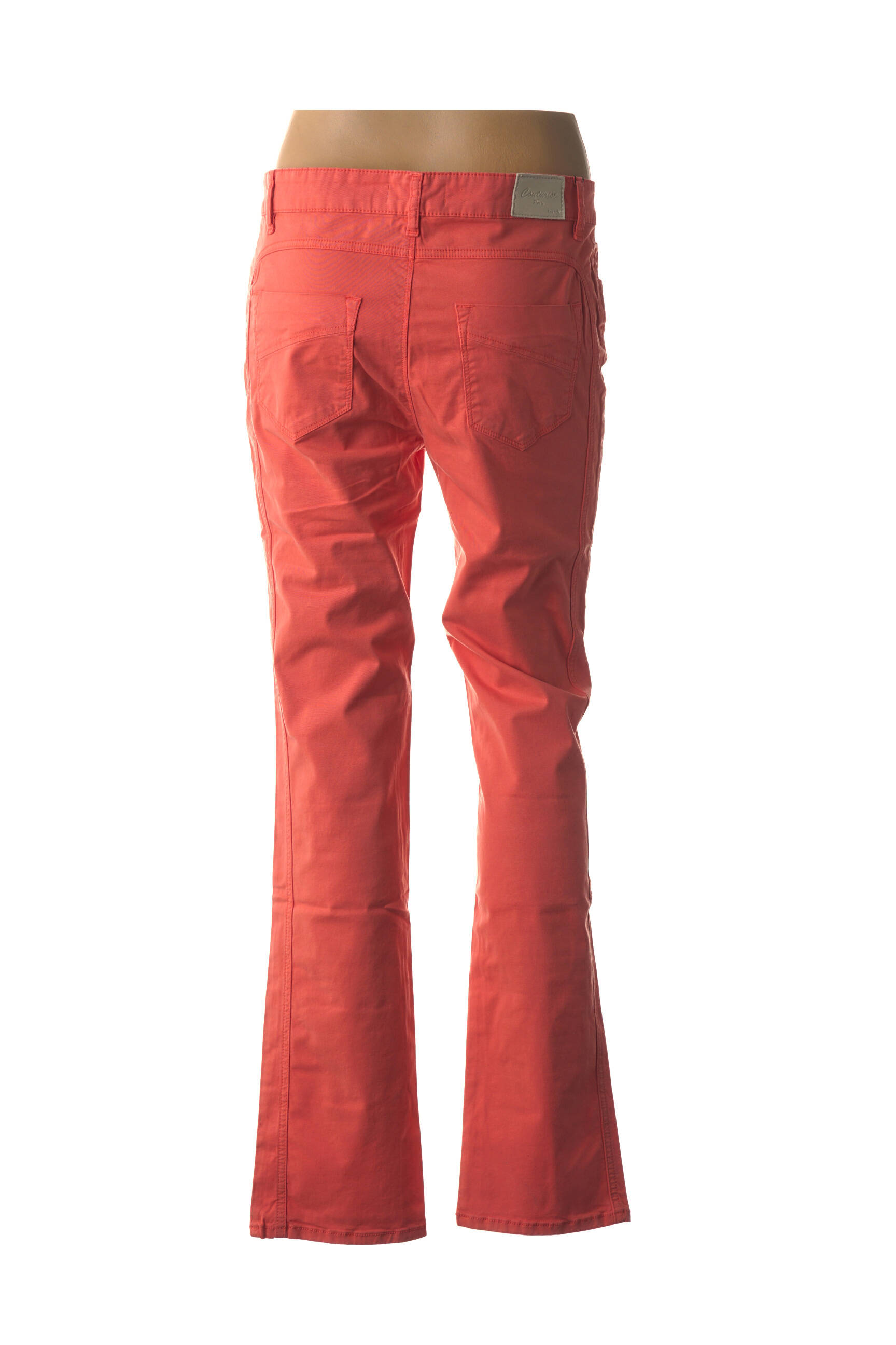 Pantalon aukšta talija aukšta talija oranžinė COUTURIST moteris