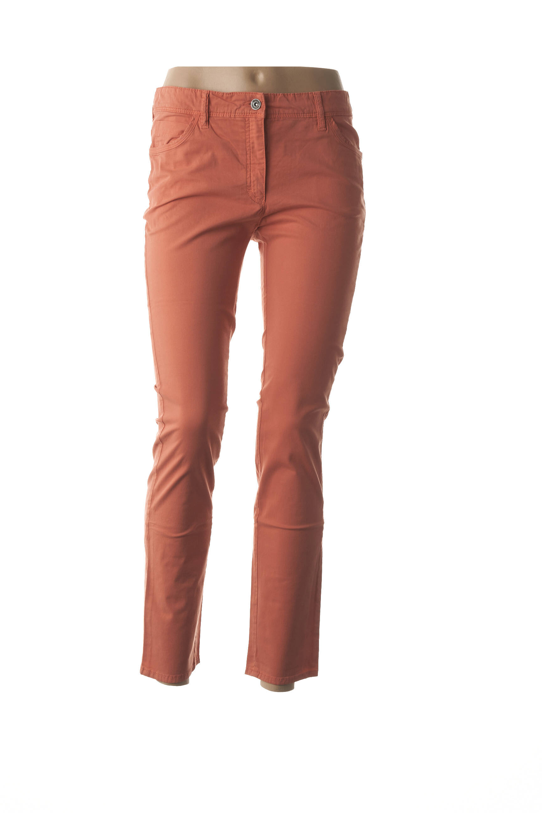 Pantalon aukšta talija aukšta talija oranžinė COUTURIST moteris