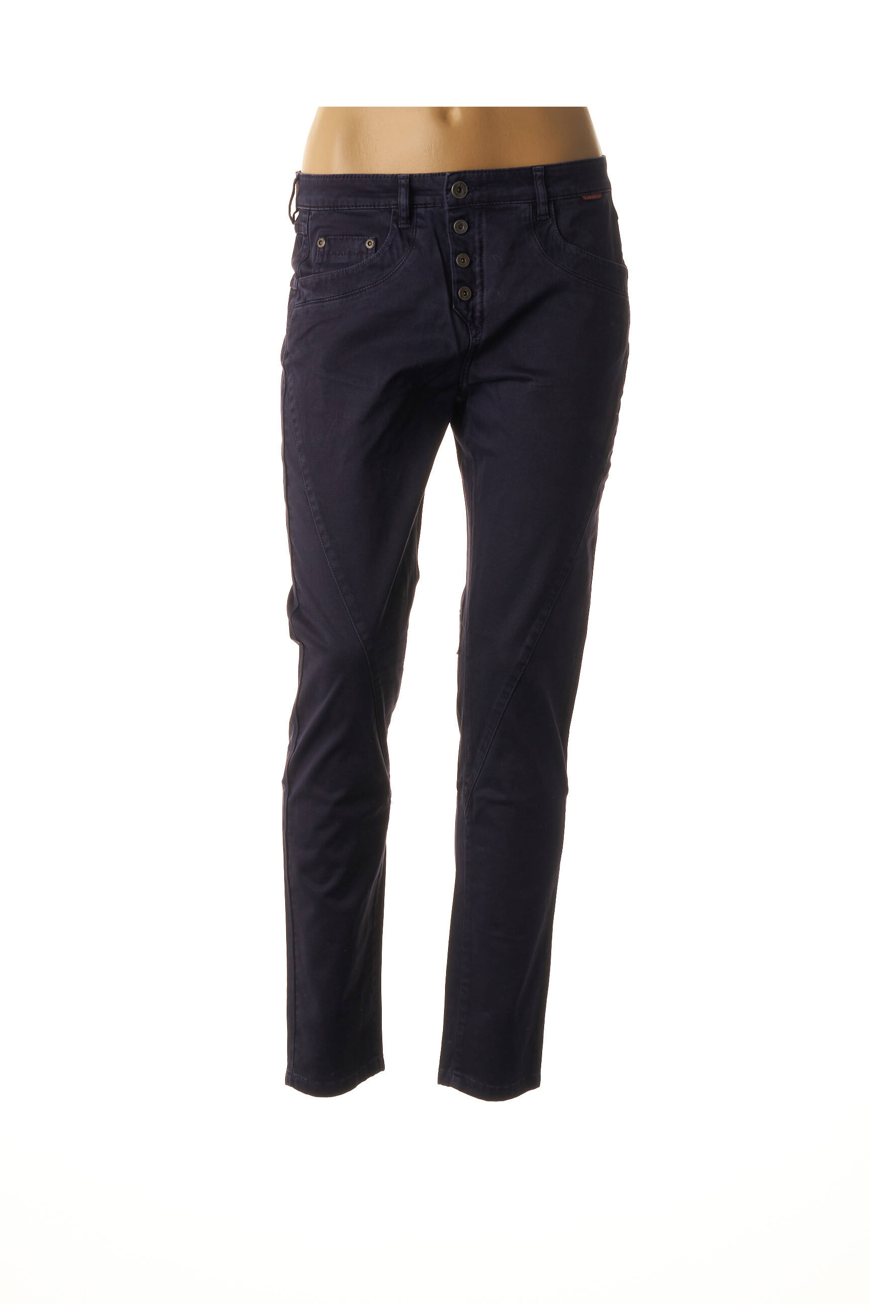 Pantalon aukšta talija aukšta talija mėlyna COUTURIST moteris