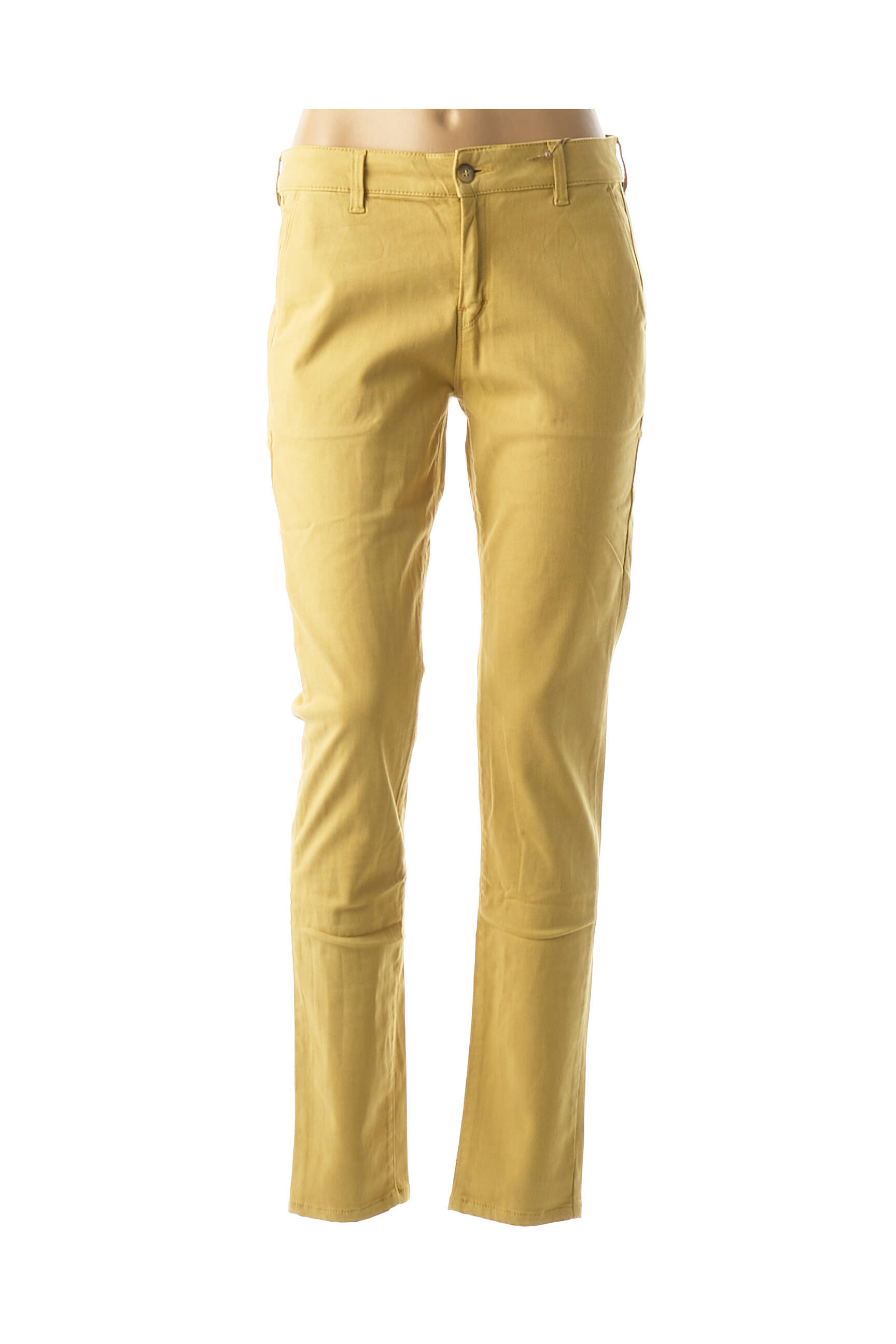 Pantalon lieknas normala dydis geltona COUTURIST moteris