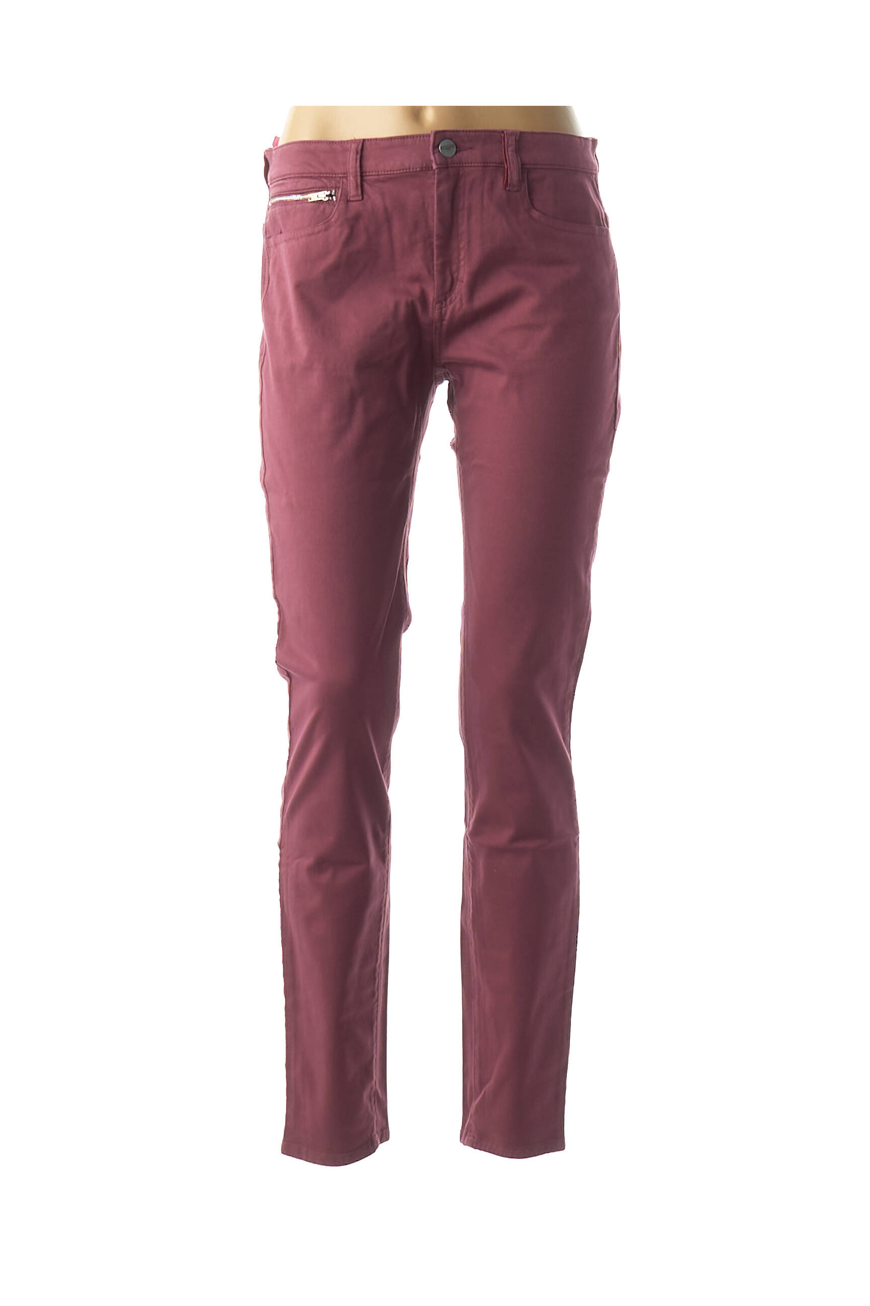 Pantalon aukšta talija aukšta talija raudona COUTURIST moteris