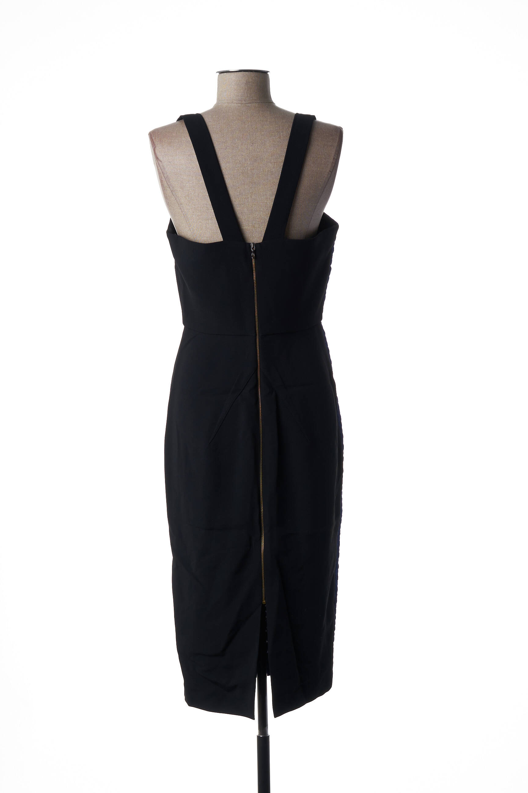 Pusilgių suknelė pamušalas plonos dirželiai mėlyna ROLAND MOURET moteris