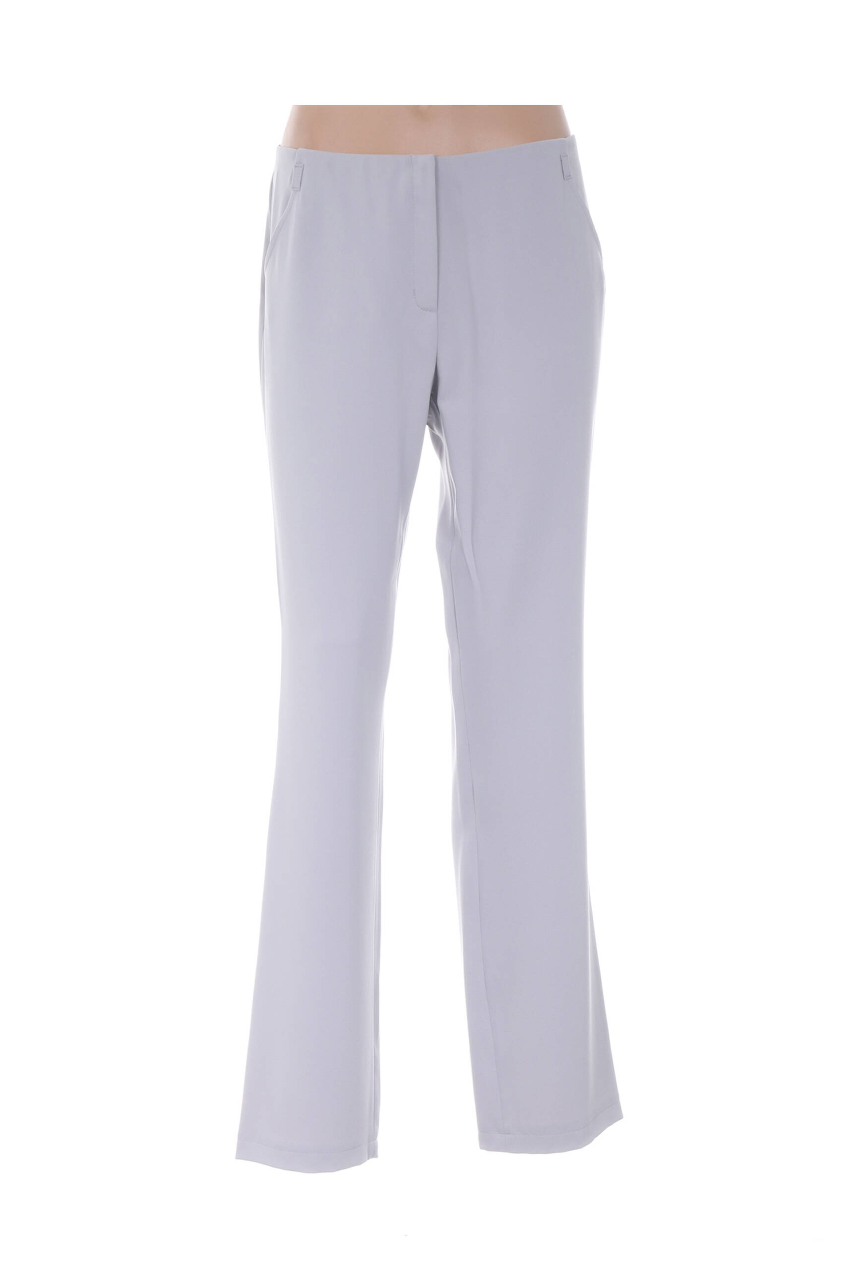 Pantalon kišenės aukšta talija pilka LUCIA moteris