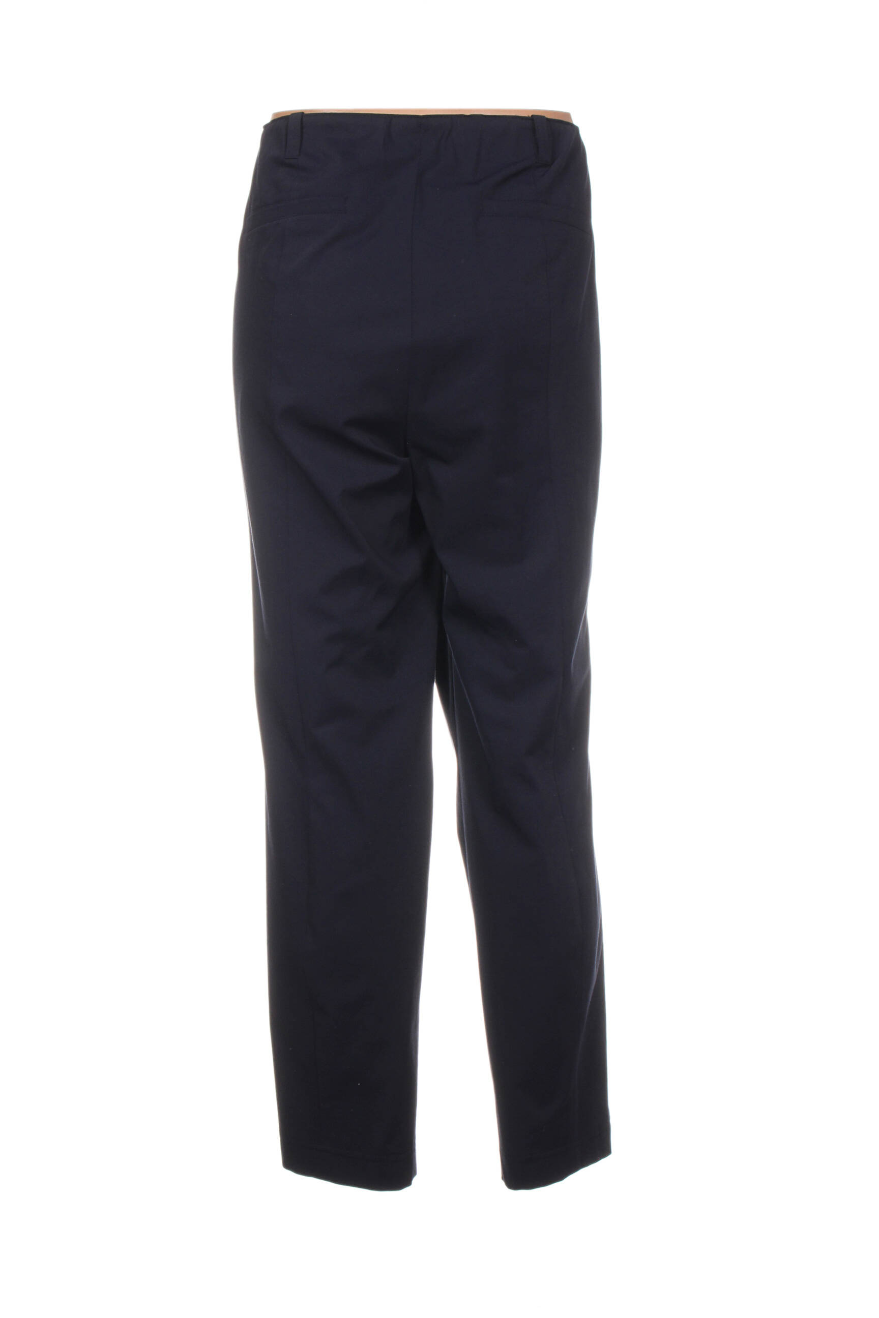 Pantalon tiesi kirpimas aukšta talija mėlyna BASLER moteris