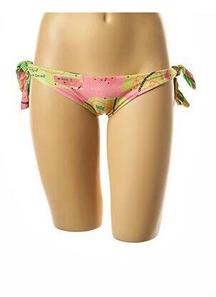 Maudymosi kelnaitės fantazijos raštas bikini rožinė I LOVE MY BIKINI moteris