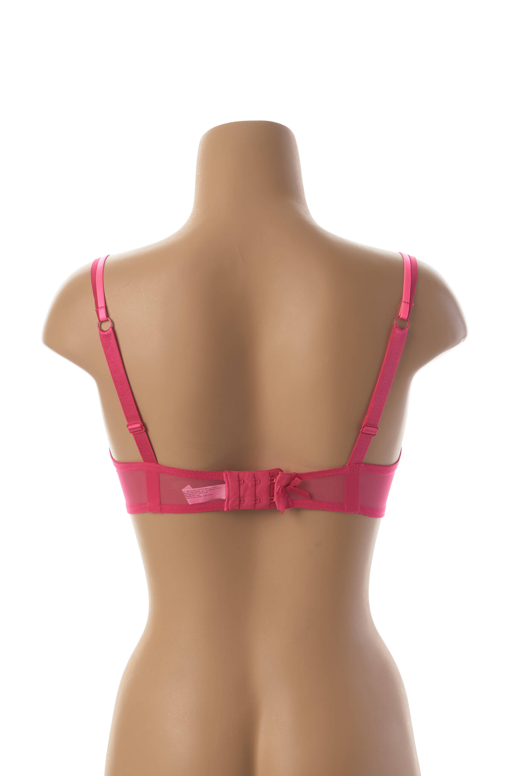 Liemenėlė push-up liemenėlė su aukštu palaikymu push-up liemenėlė su aukštu palaikymu rožinė DARJEELING moteris