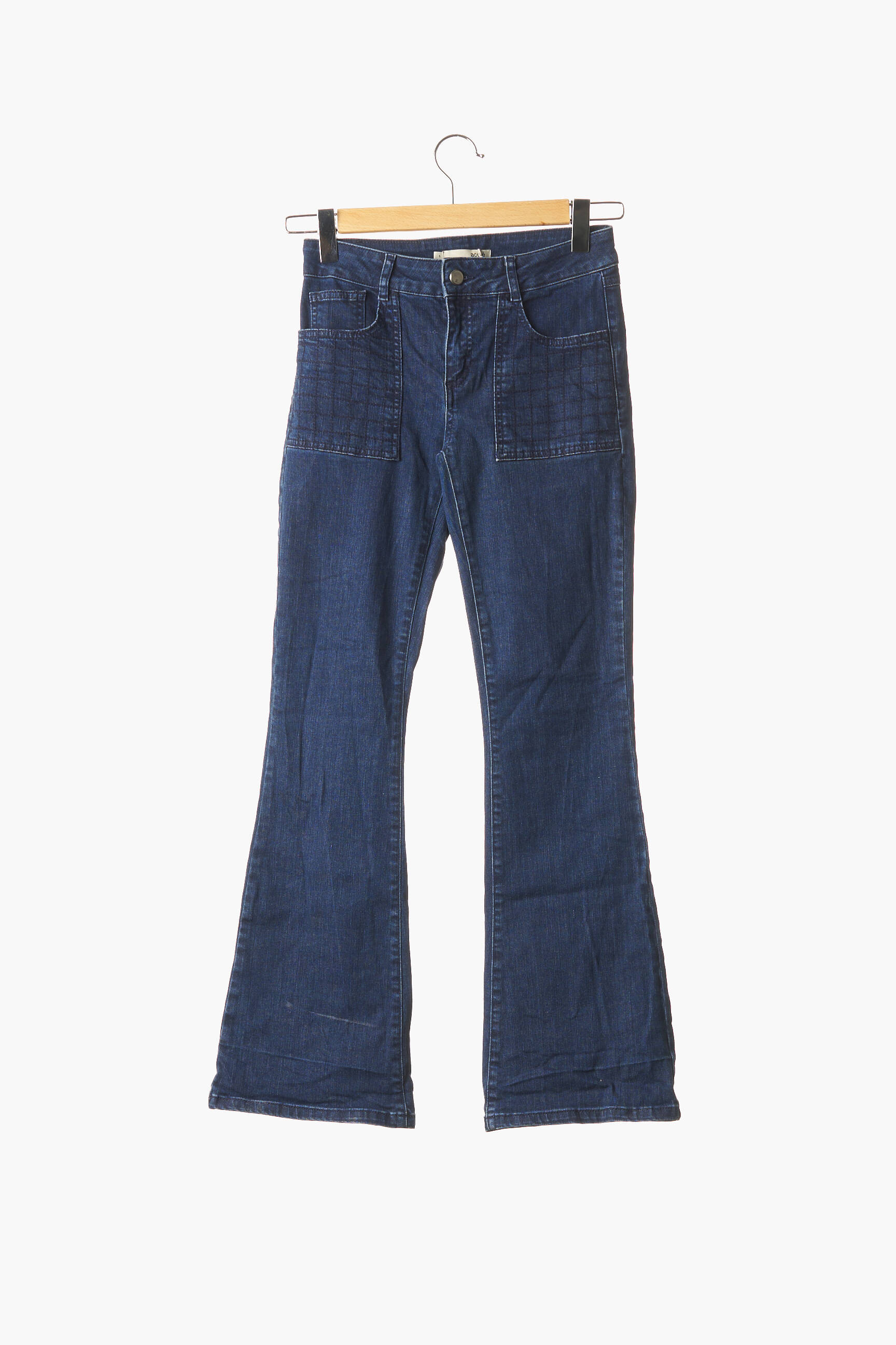 Bootcut džinsai coupe bootcut en lituanien se traduit par "bootcut kirpimas". maža dydžio mėlyna ACOTÉ moteris