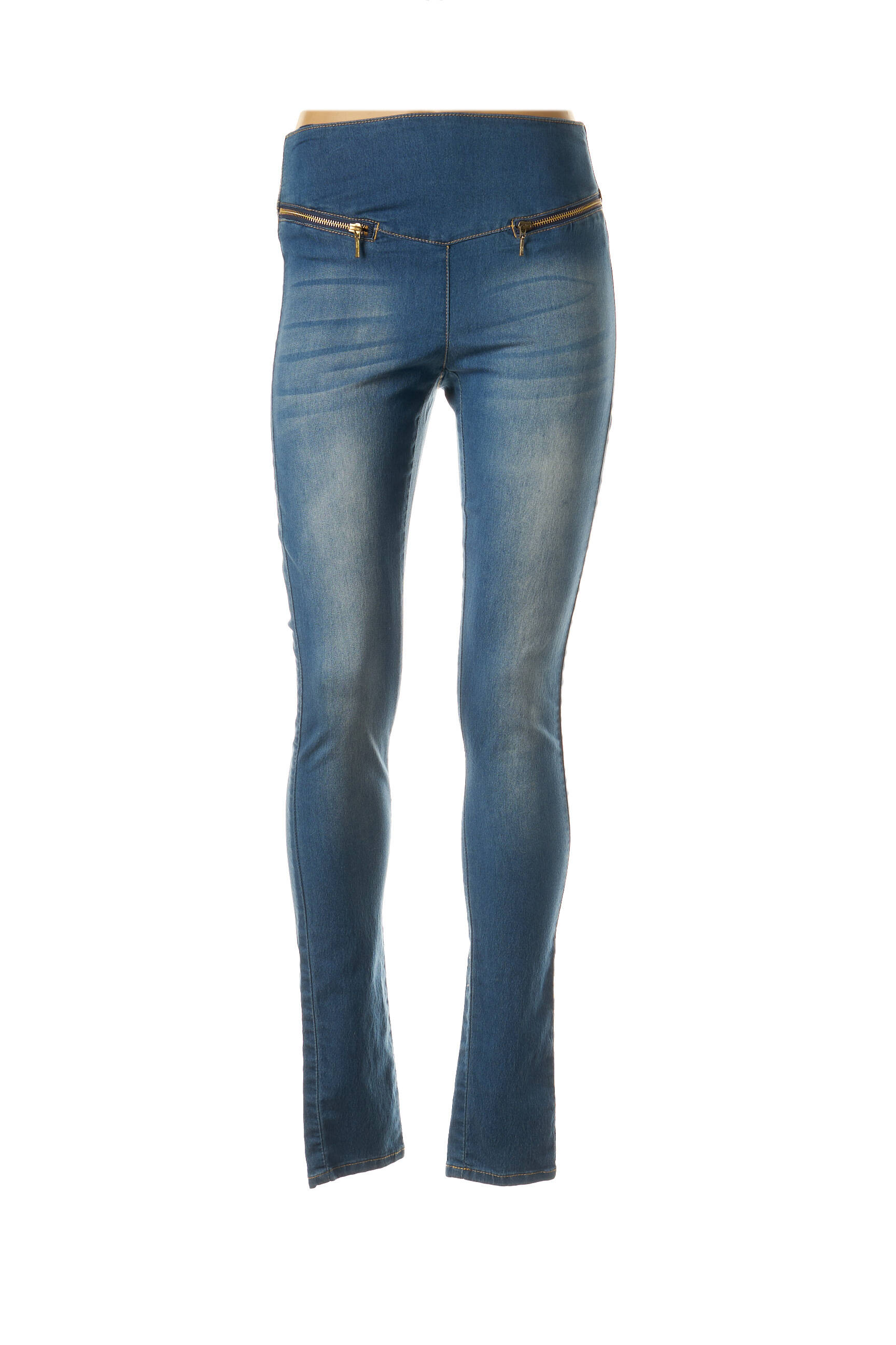 Jegging aukšta talija aukšta talija mėlyna VERO MODA moteris