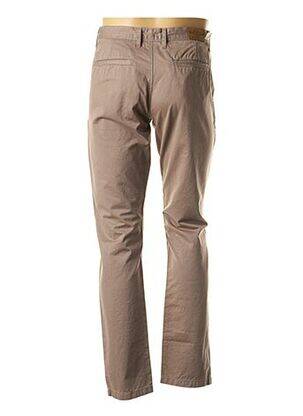 Pantalon tiesi kirpimas normala dydis rudas IZAC moteris