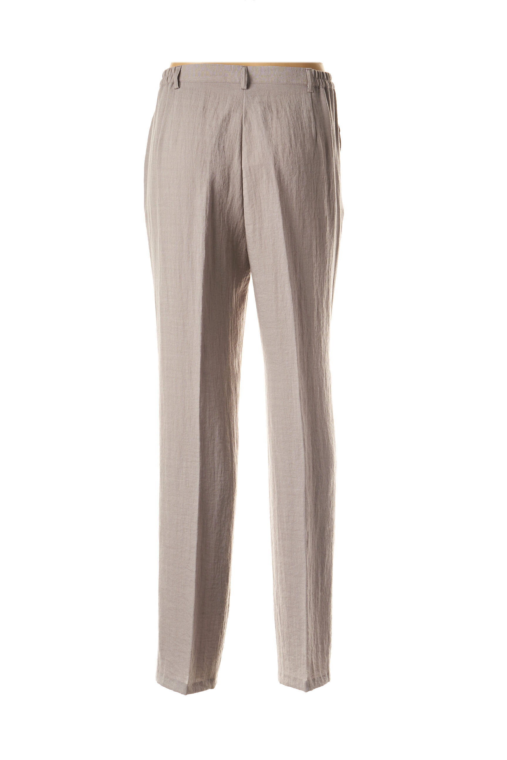 Pantalon kišenės aukšta talija pilka TELMAIL moteris