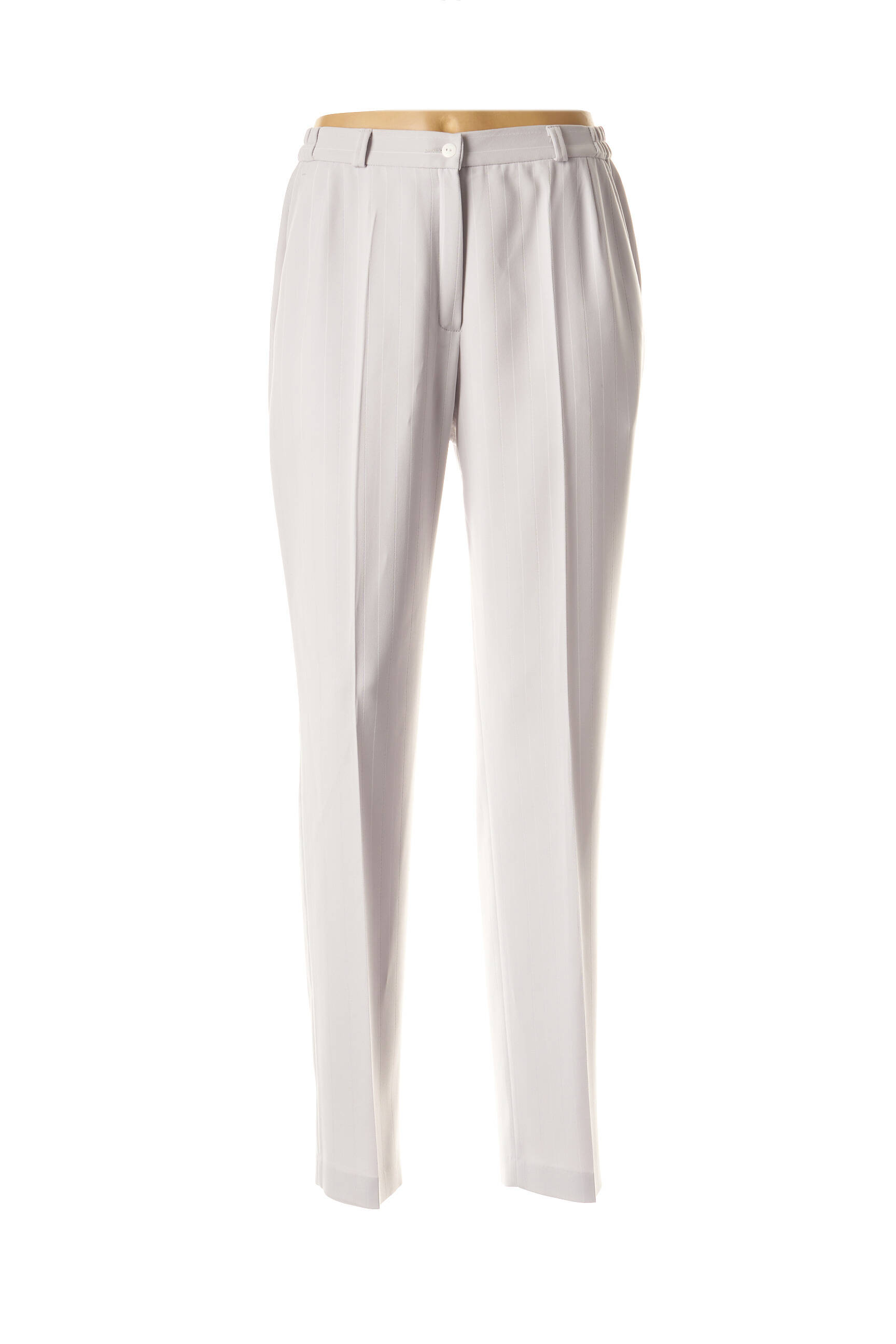 Pantalon kišenės aukšta talija pilka MARYVET moteris