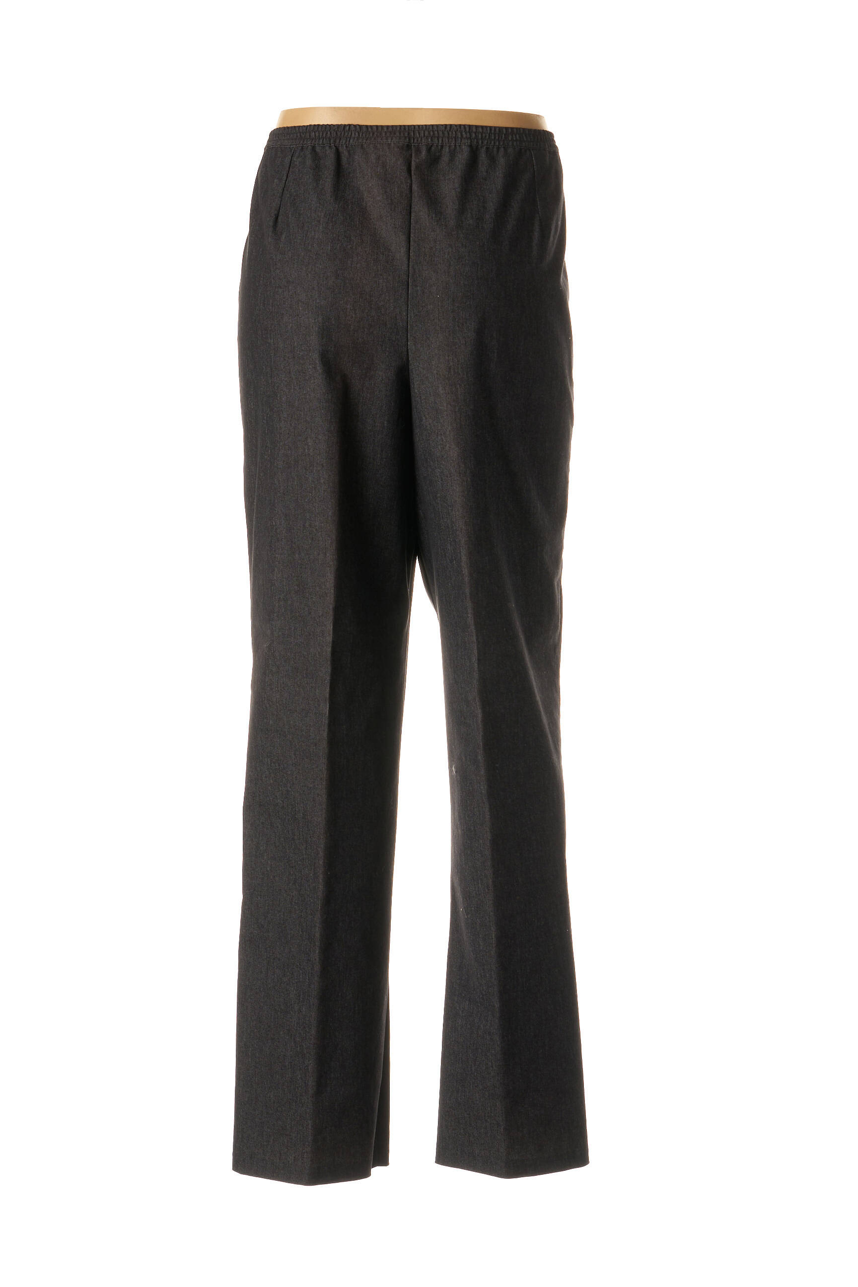 Pantalon aukšta talija aukšta talija juodas SAINT CHARLES moteris