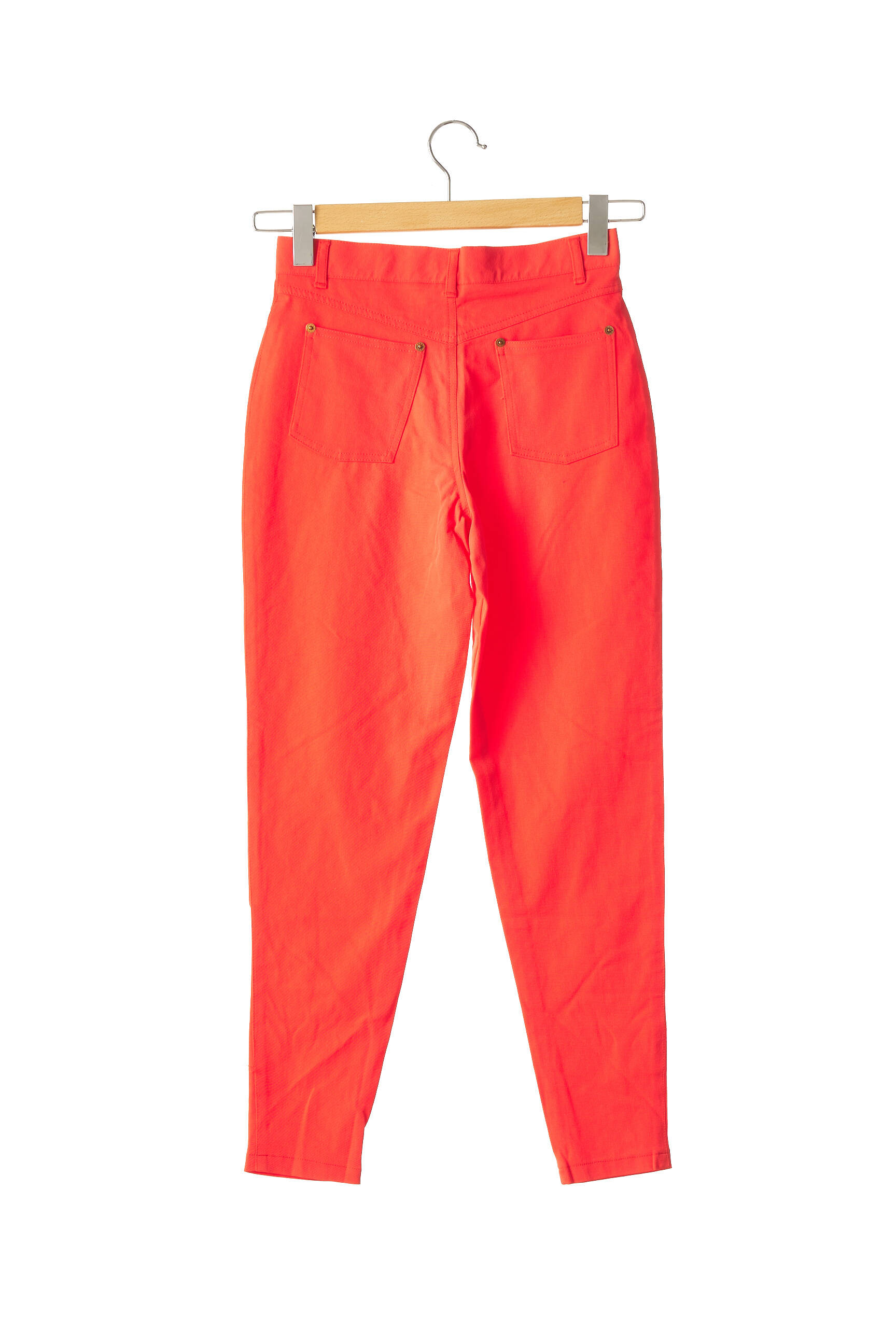 Jegging jersey audinys aukšta talija oranžinė VERTIGO moteris