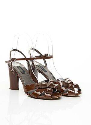 Sandalai/nu pėdos užsegimas kilpa(s) kulnas nuo 7 iki 9 cm rudas MARC JACOBS moteris