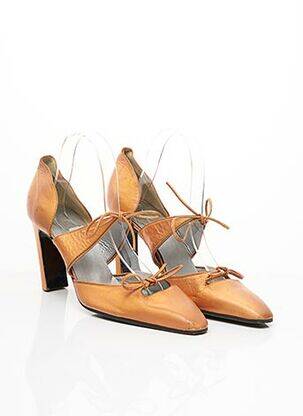 Aukštakulniai satino audinys kulnas nuo 7 iki 9 cm oranžinė CHRISTIAN LACROIX moteris