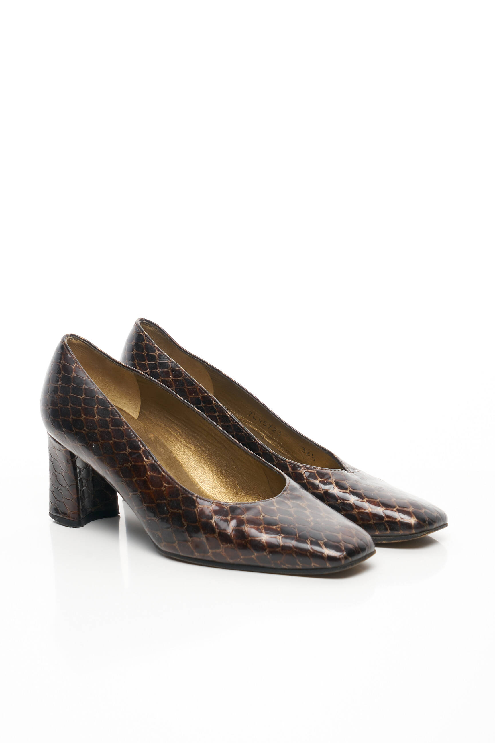 Aukštakulniai lakuotas audinys kulnas nuo 7 iki 9 cm rudas STUART WEITZMAN moteris
