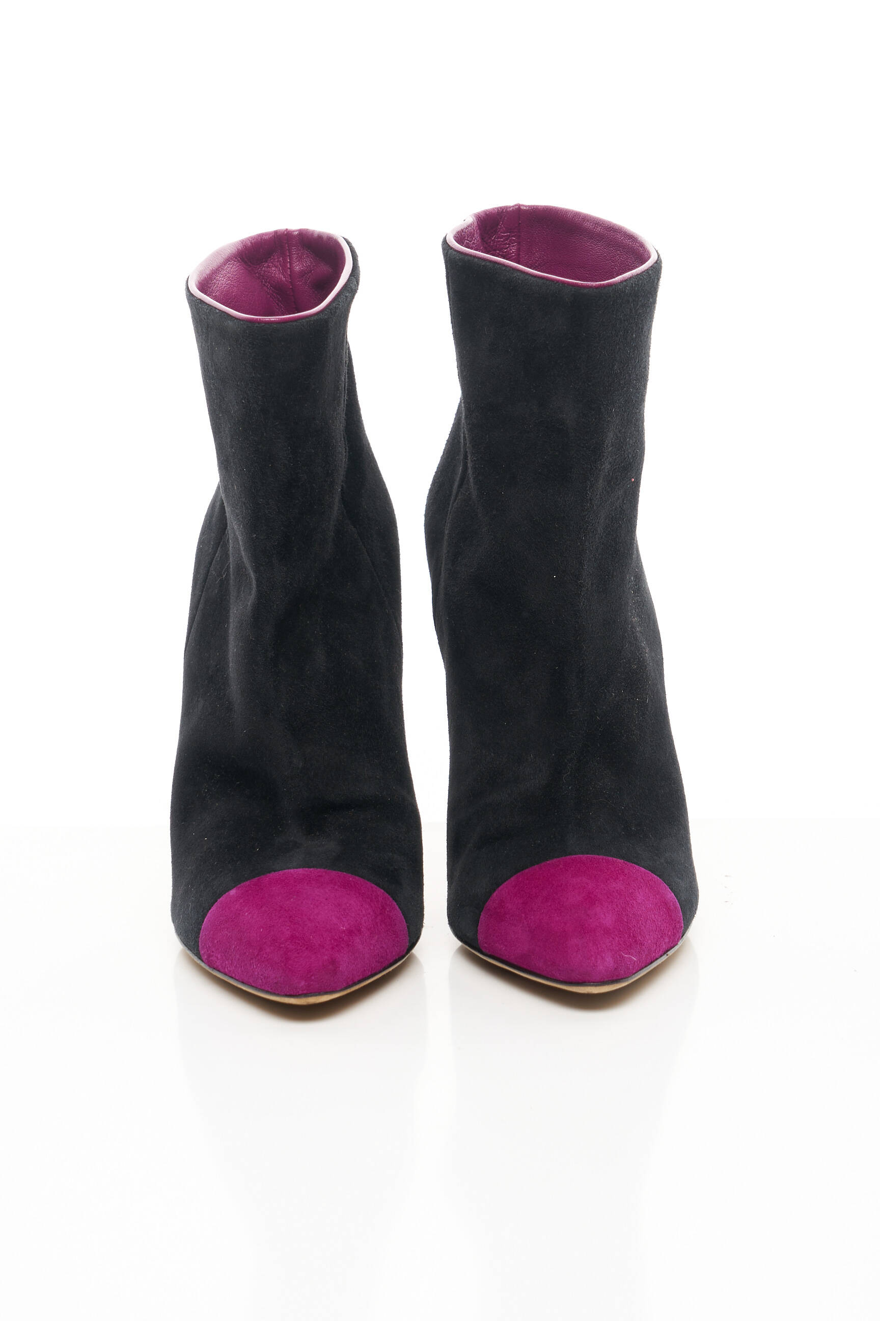 Batai/botai nubuko audinys kulnas nuo 7 iki 9 cm violetinis SERGIO ROSSI moteris