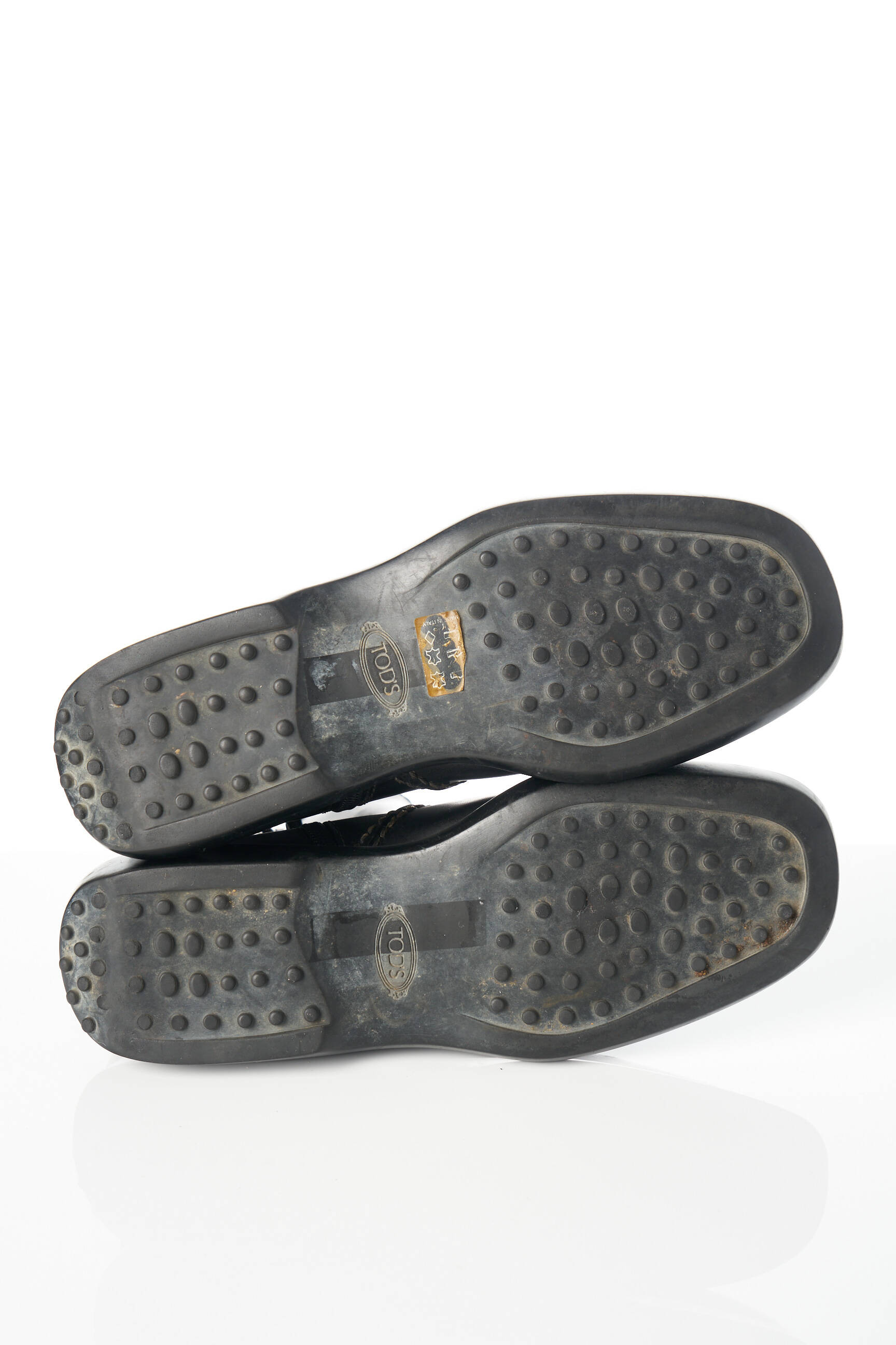 Batai/botai lygus medžiaga plokščias kulnas iki 3 cm juodas TOD'S moteris