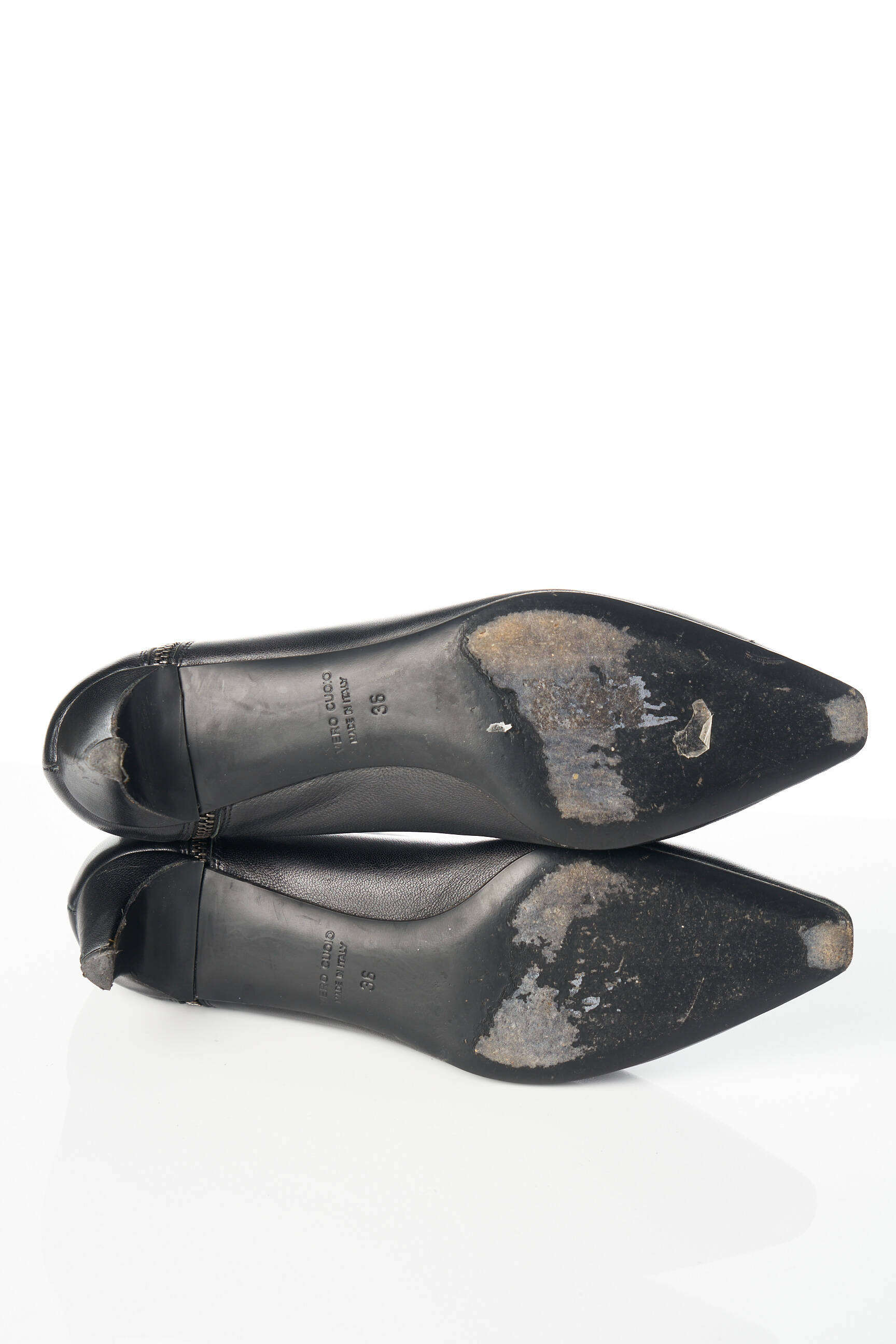 Batai/botai lygus medžiaga kulnas nuo 4 iki 6 cm juodas THIERRY MUGLER moteris