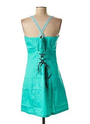 Trumpa rankovė tunika apvalus kaklas mėlyna VIRGINIE & MOI moteris