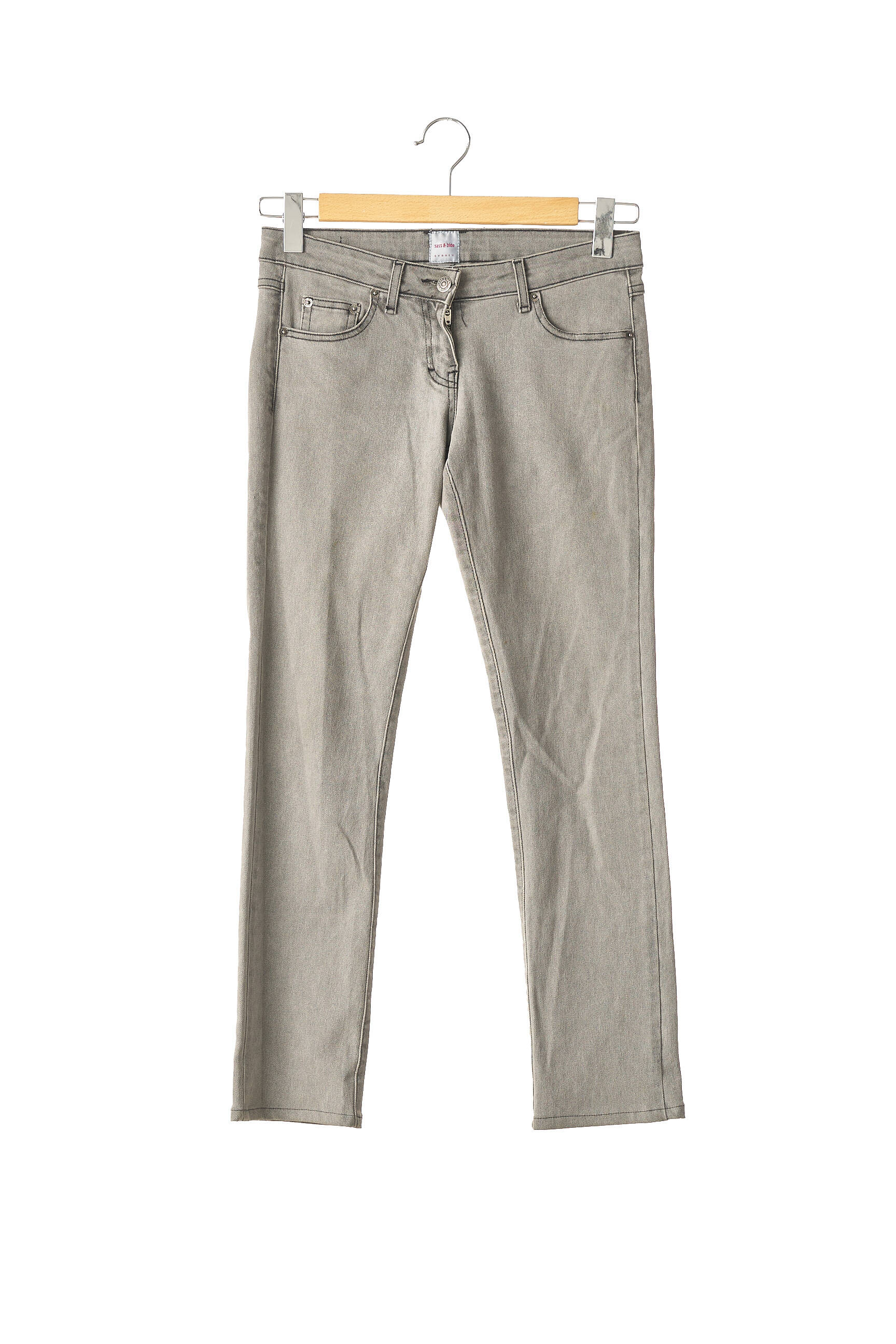 7/8 kelnės tamprumas maža dydžio pilka SASS & BIDE moteris