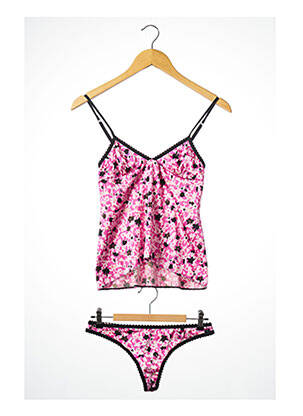 Lingerie rinkinys reguliuojamos elastinės petnešos rožinė SANS MARQUE moteris
