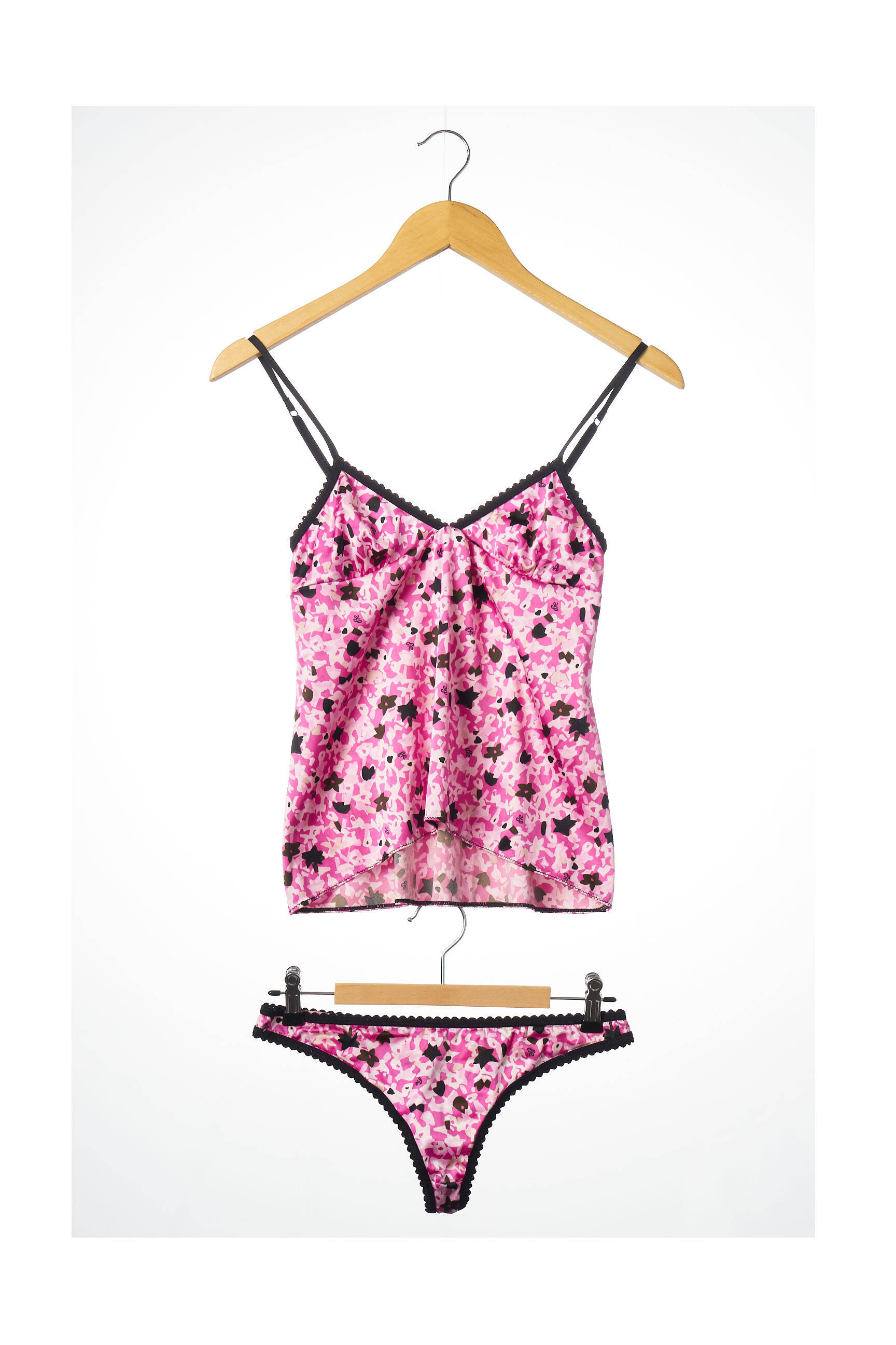Lingerie rinkinys reguliuojamos elastinės petnešos rožinė SANS MARQUE moteris