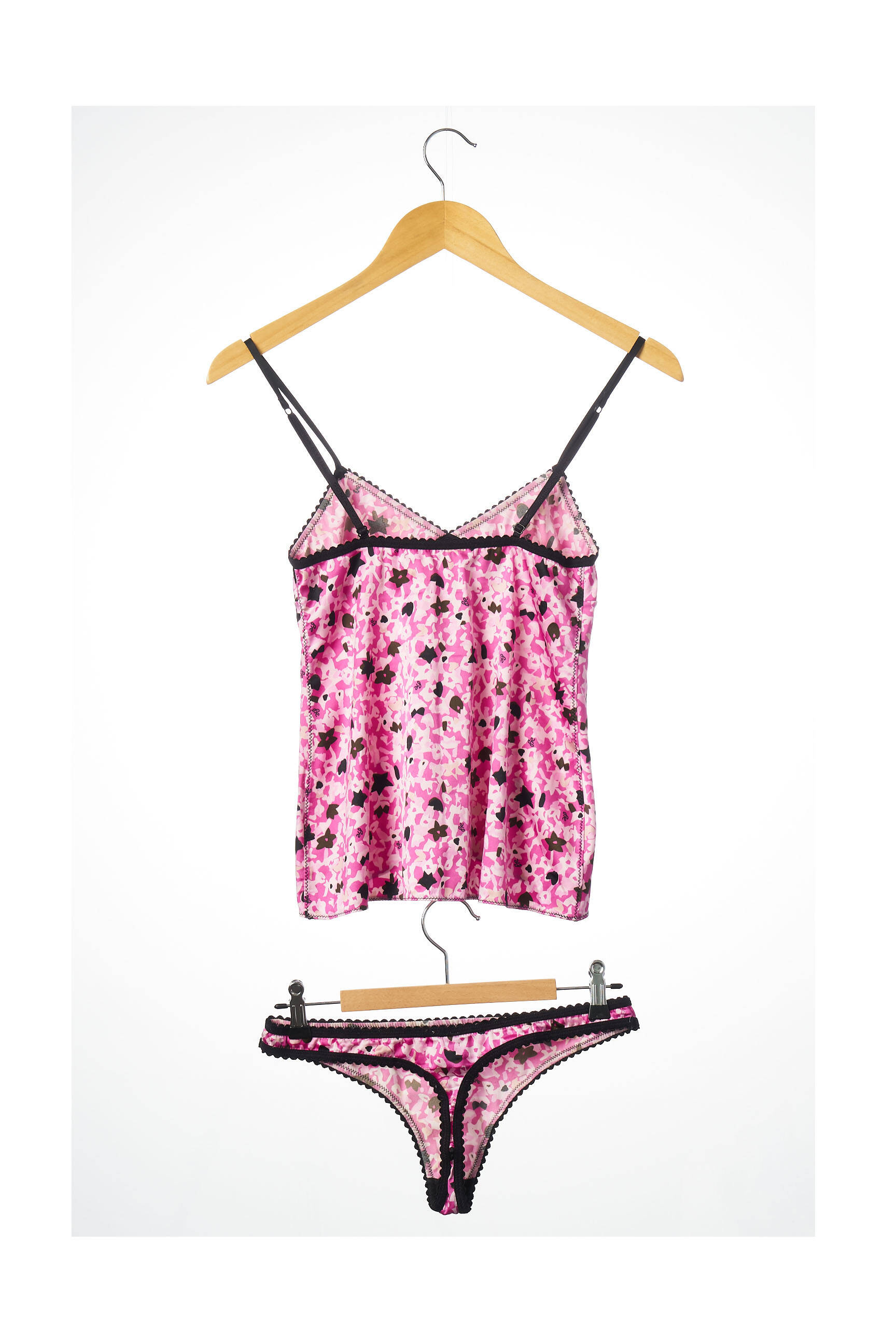 Lingerie rinkinys reguliuojamos elastinės petnešos rožinė SANS MARQUE moteris
