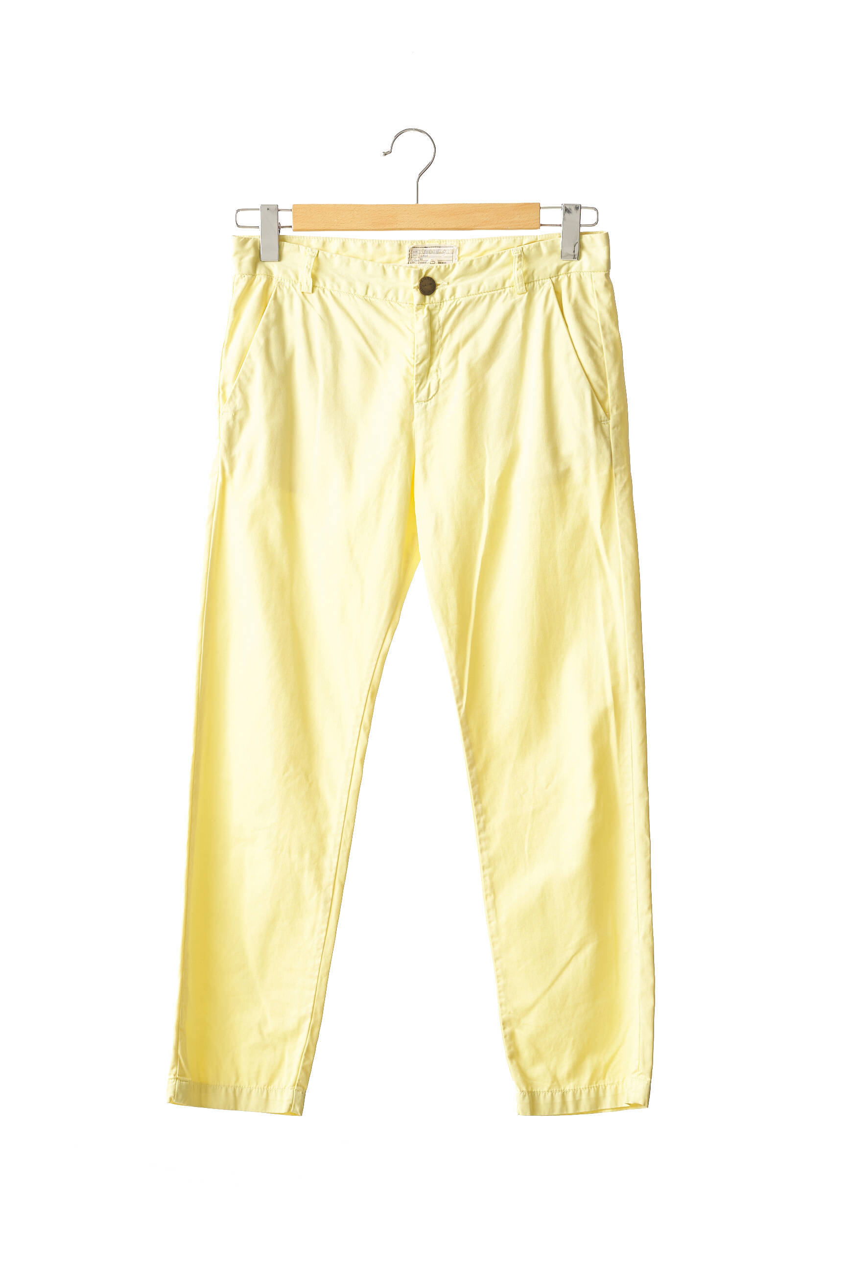 7/8 kelnės chino kirpimas normala dydis geltona CURRENTE/ELLIOTT moteris