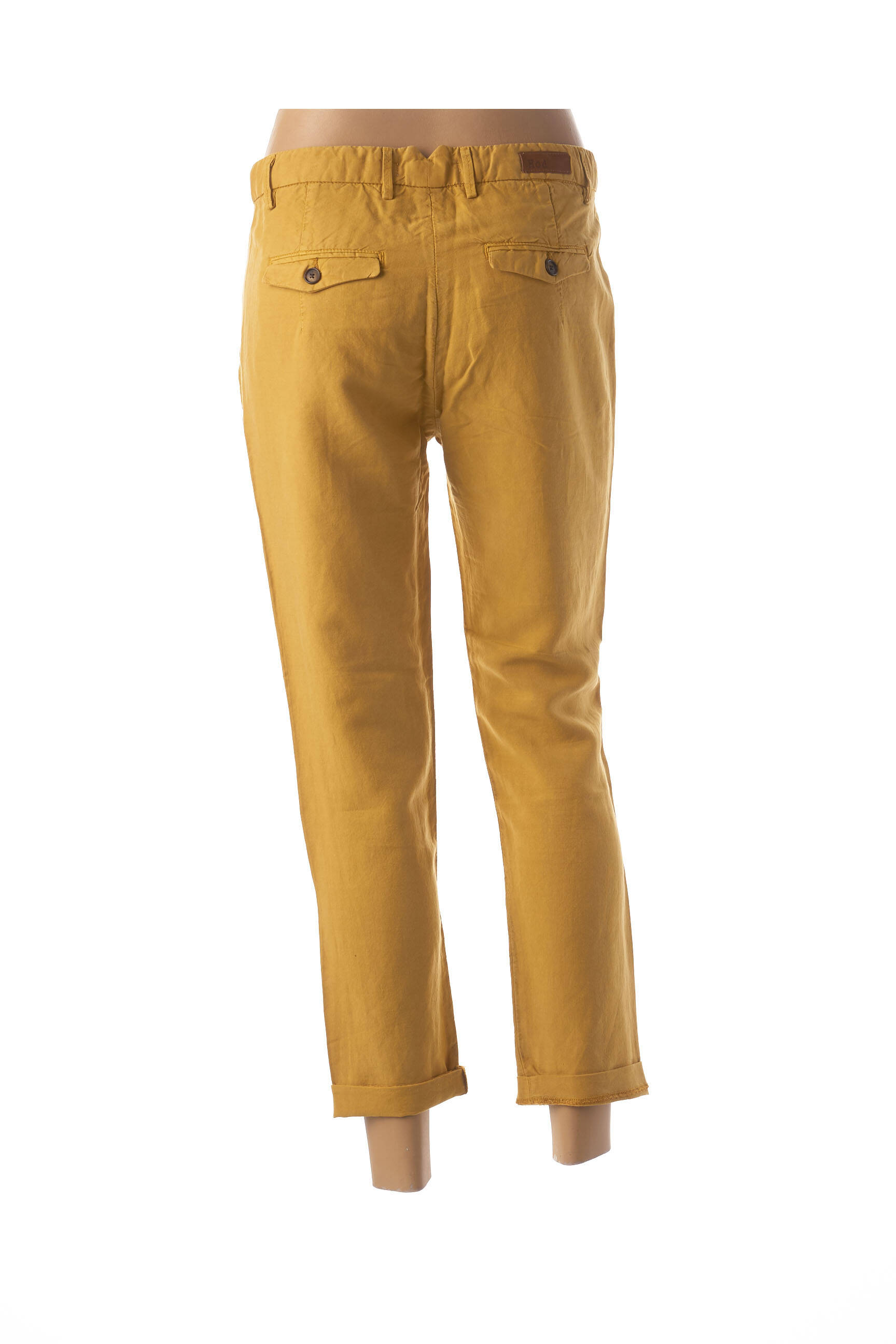 Pantalon kišenės normala dydis geltona HOD moteris