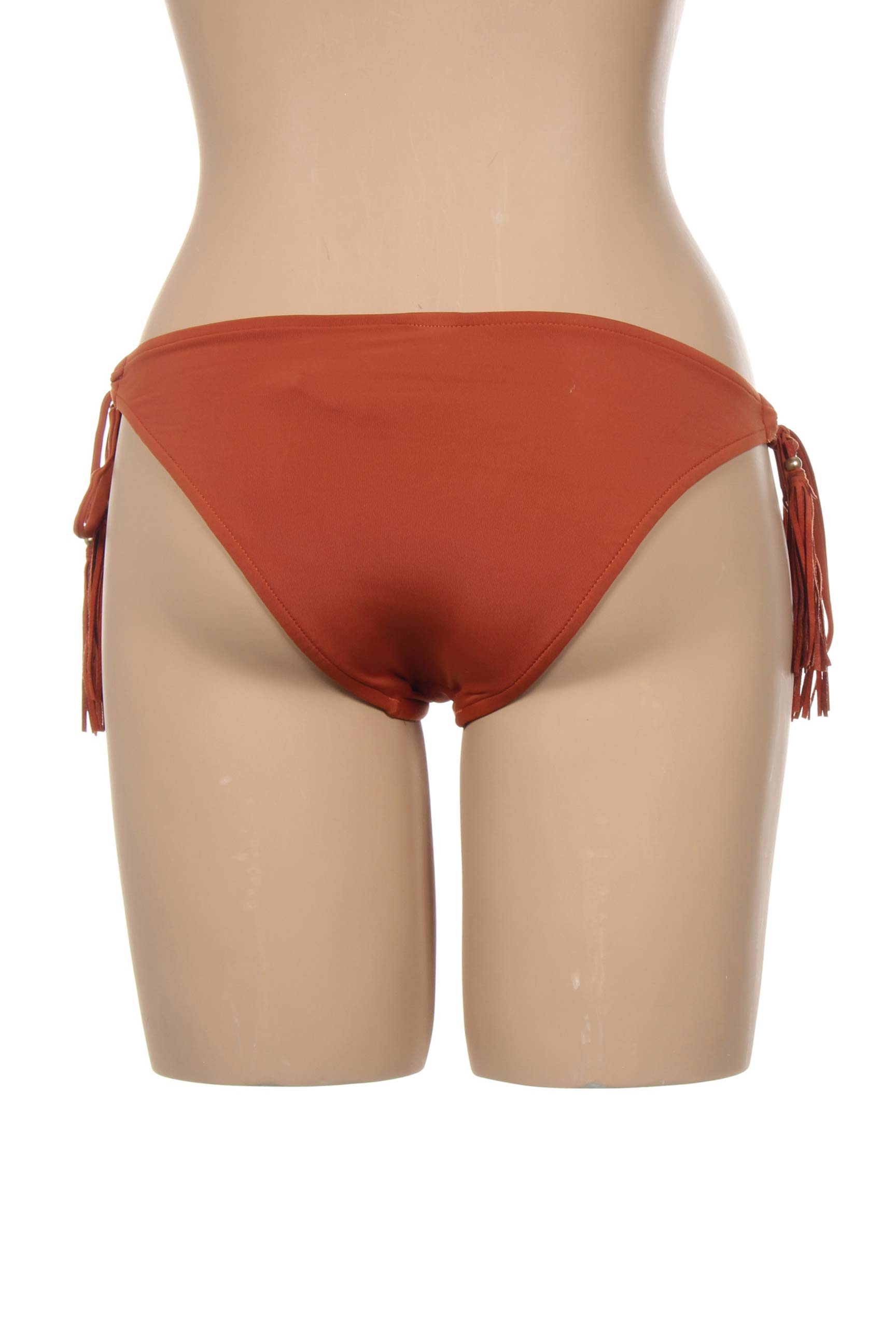 Maudymosi kelnaitės užsegimas su raišteliais bikini rudas SEAFOLLY moteris