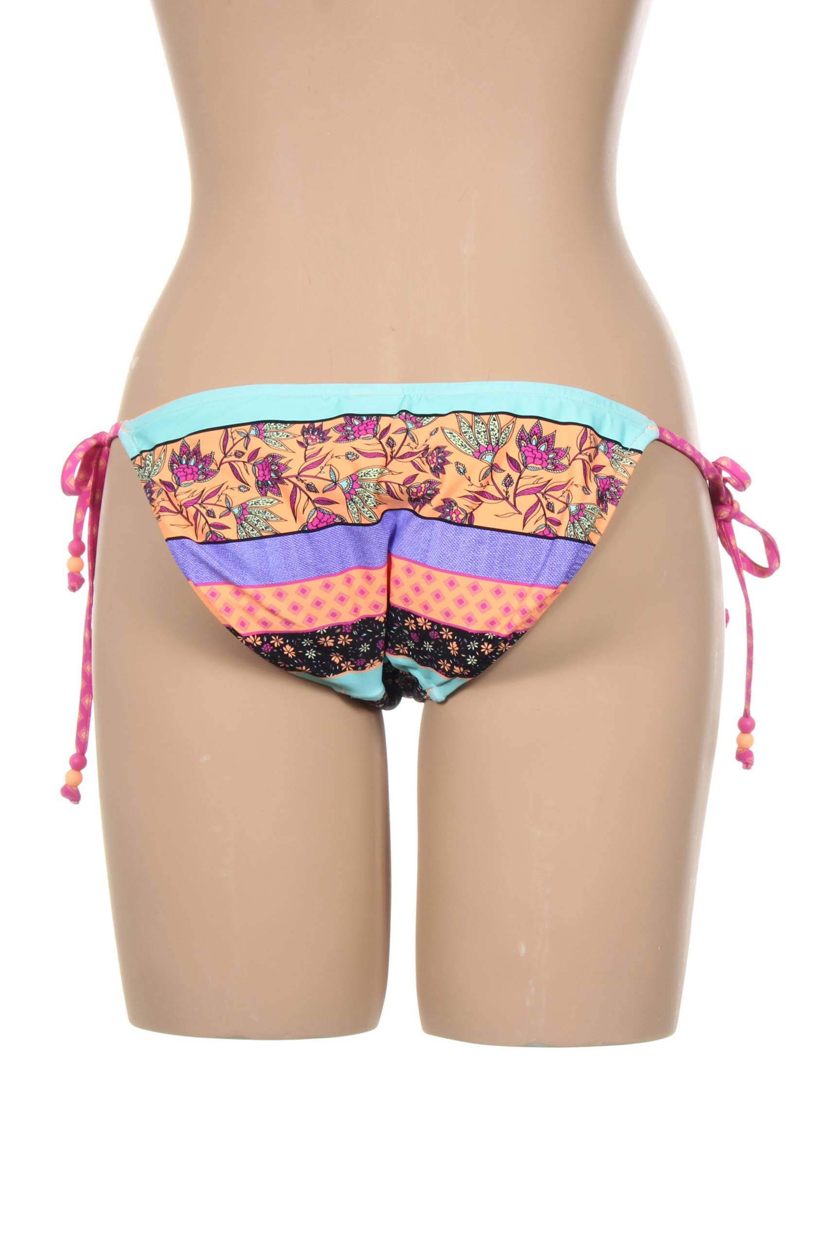 Maudymosi kelnaitės užsegimas su raišteliais bikini rožinė SEAFOLLY moteris