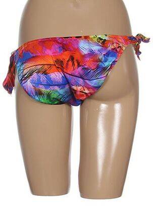 Maudymosi kelnaitės užsegimas su raišteliais bikini oranžinė SEAFOLLY moteris