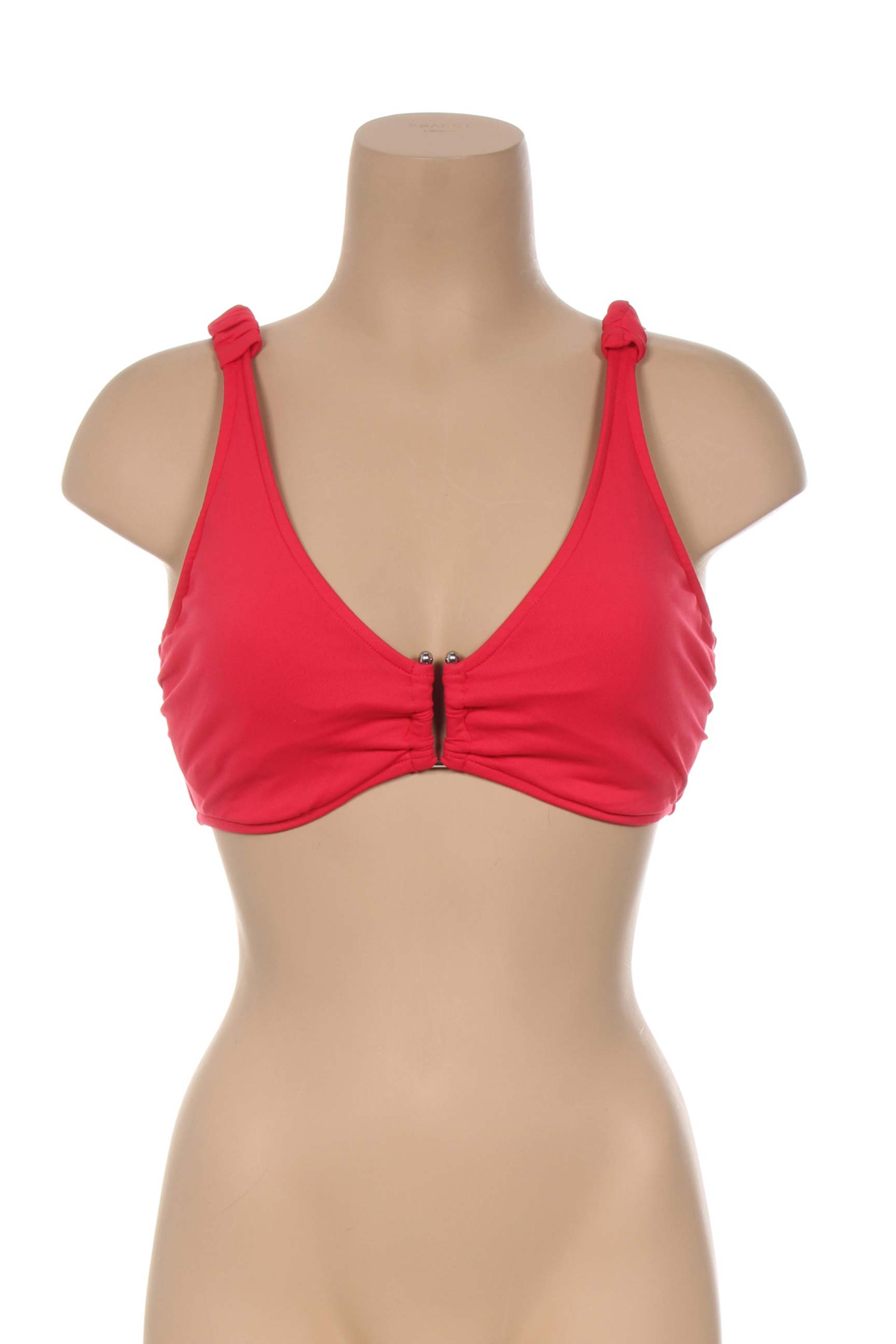 Maudymosi viršūnė nuimamos elastinės petnešos raudona SEAFOLLY moteris