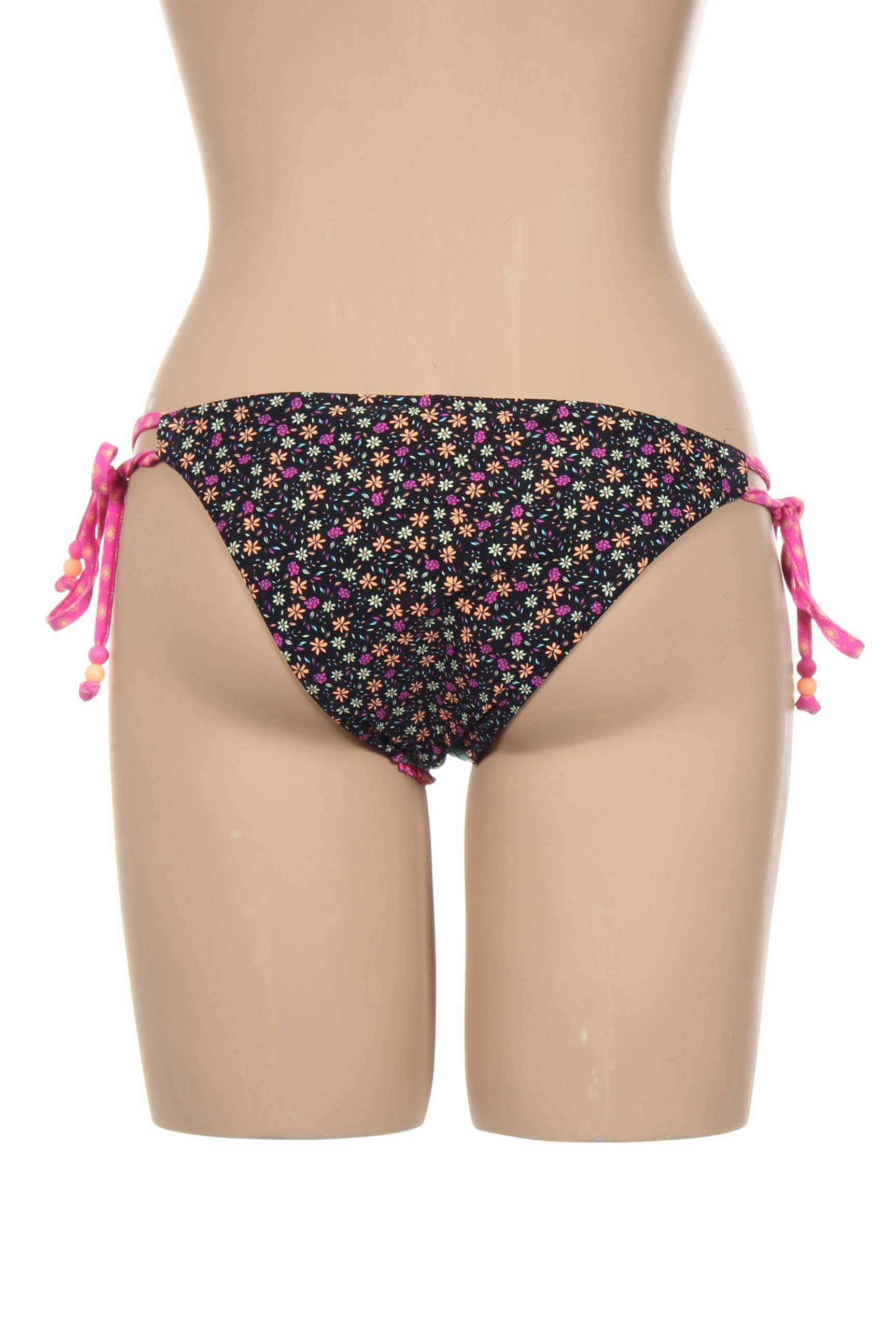 Maudymosi kelnaitės užsegimas su raišteliais bikini rožinė SEAFOLLY moteris