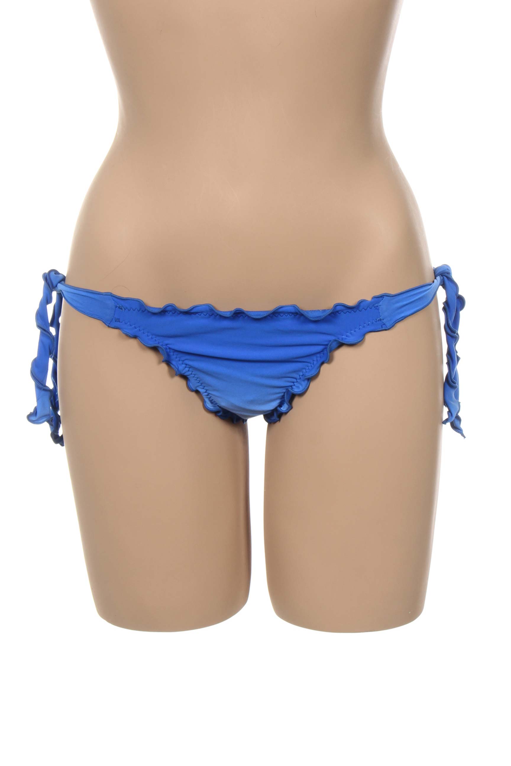 Maudymosi kelnaitės užsegimas su raišteliais bikini mėlyna SEAFOLLY moteris