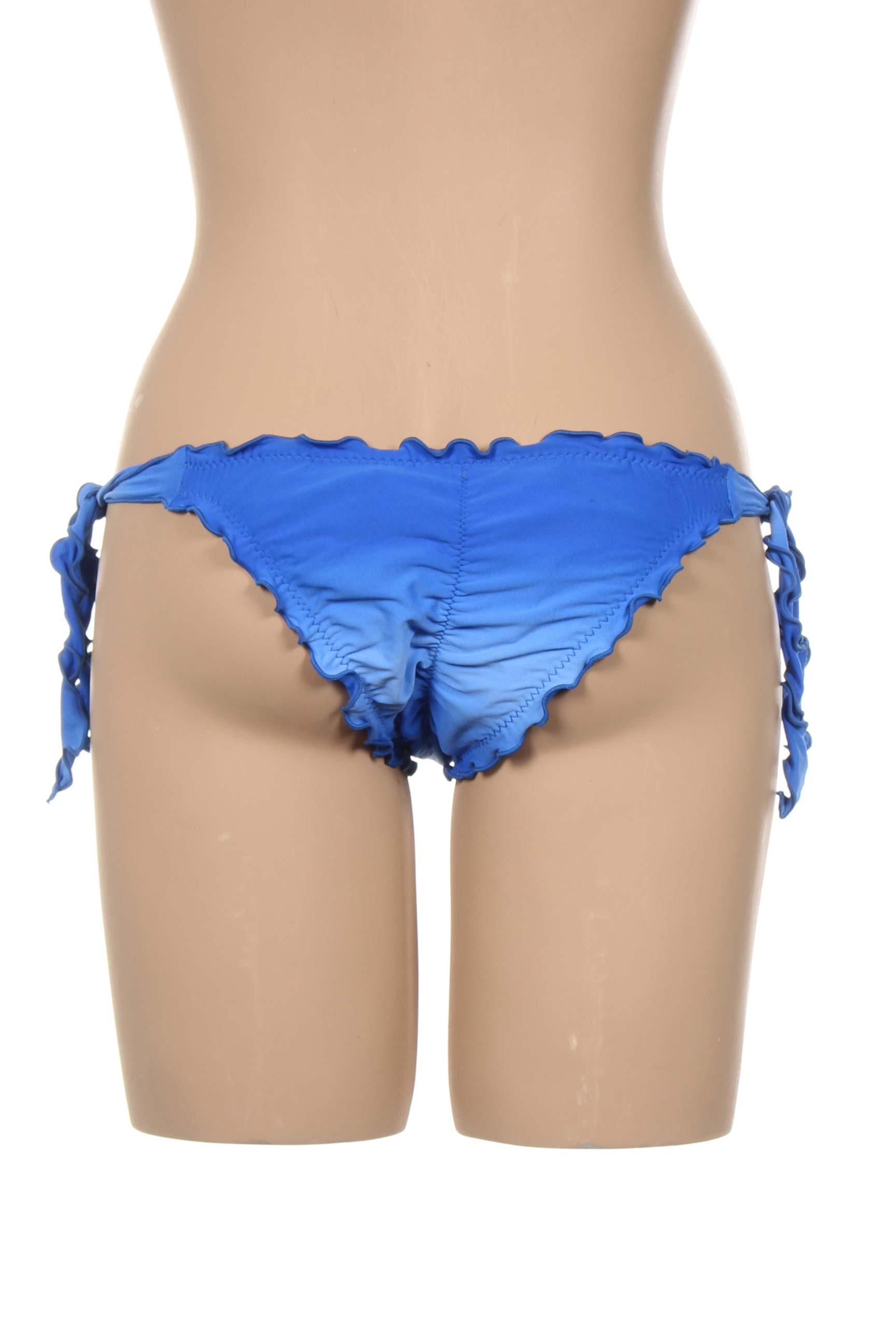 Maudymosi kelnaitės užsegimas su raišteliais bikini mėlyna SEAFOLLY moteris