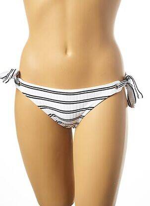 Maudymosi kelnaitės užsegimas su raišteliais bikini baltas SEAFOLLY moteris