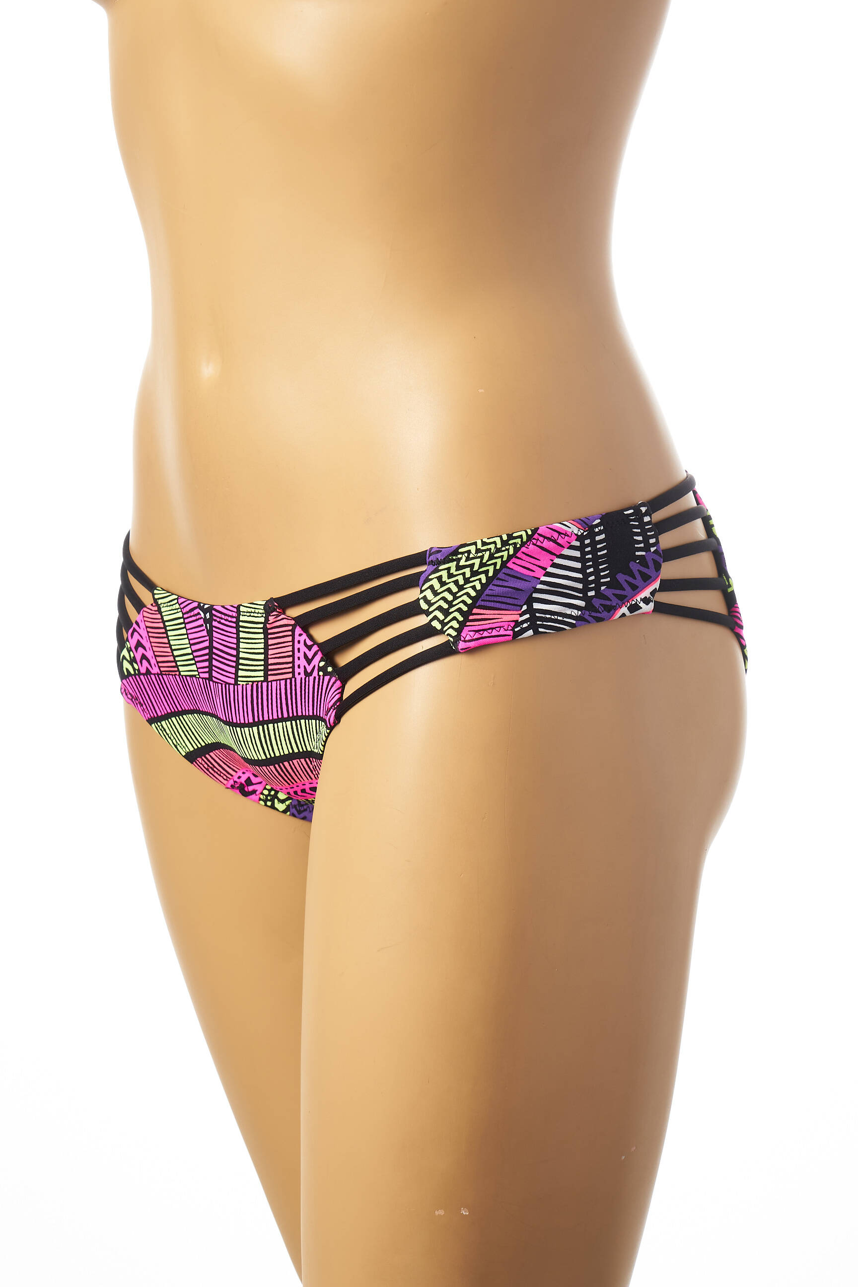 Maudymosi kelnaitės apverčiamas kelnaitės juodas RIP CURL moteris