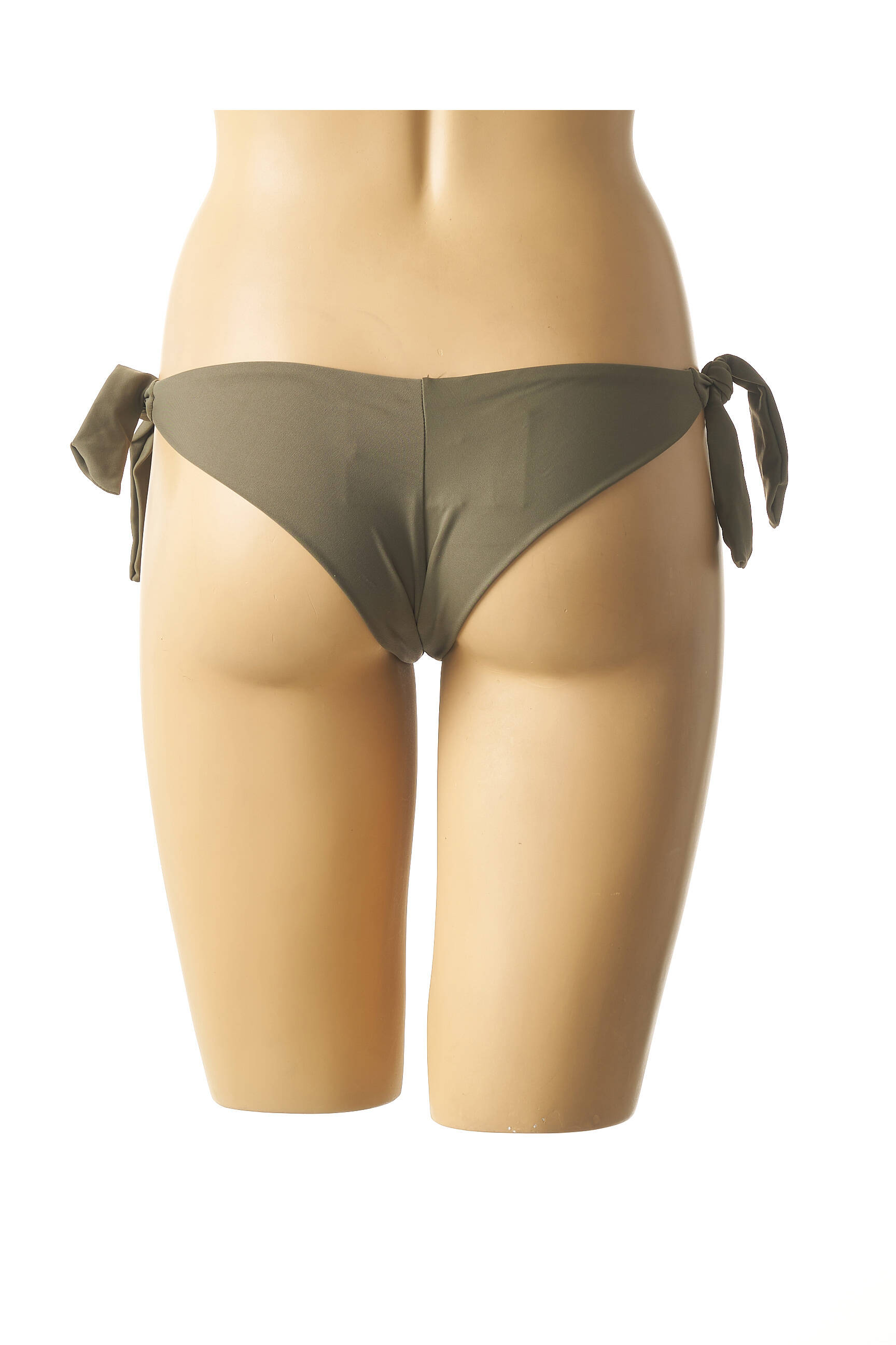 Maudymosi kelnaitės satino efektas kelnaitės žalias MON PETIT BIKINI moteris